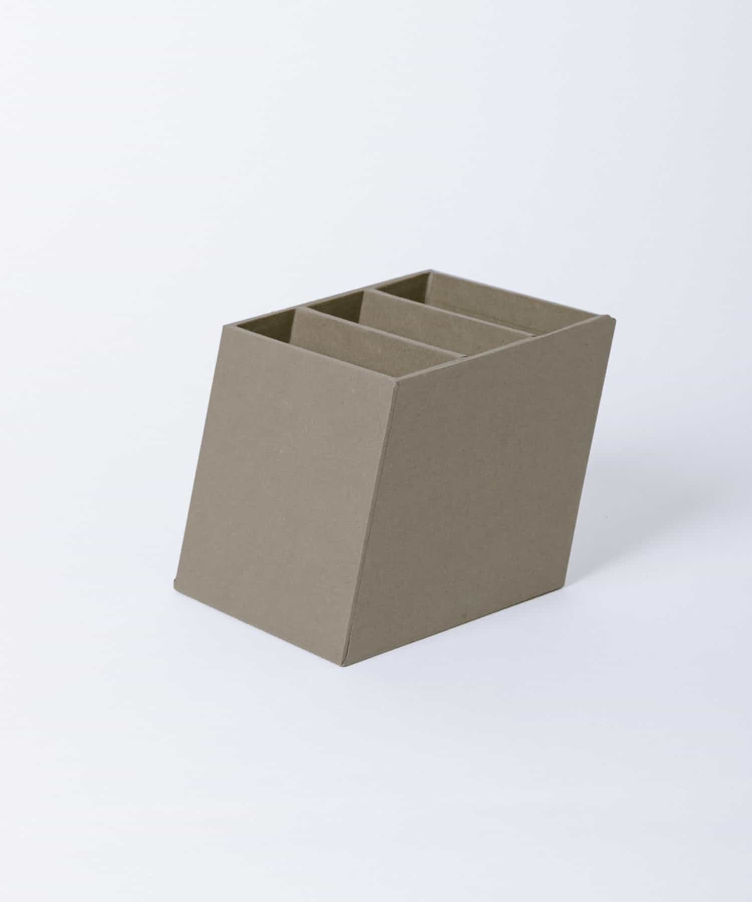 &PAPERS　OBLIQUE デスクトップオーガナイザー L.BROWN -