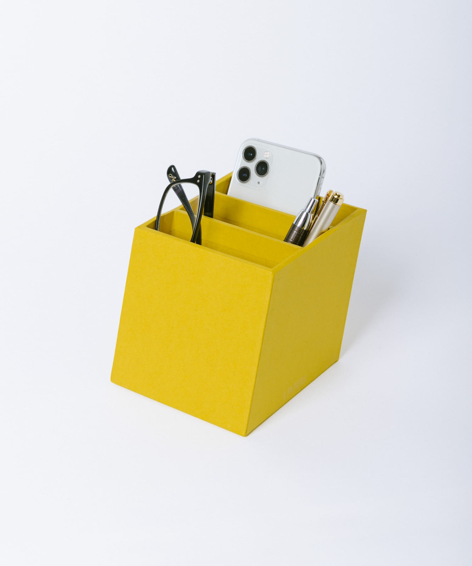 &PAPERS　OBLIQUE デスクトップオーガナイザー YELLOW -