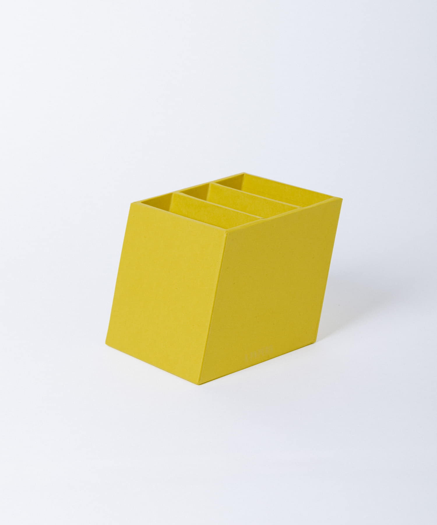 &PAPERS　OBLIQUE デスクトップオーガナイザー YELLOW -