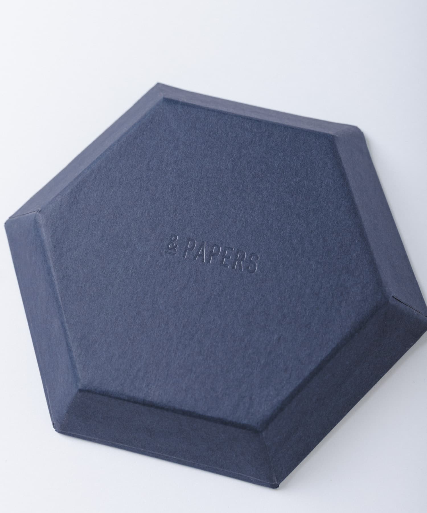 &PAPERS　PAPER TRAY -HEXAGON- NAVY -