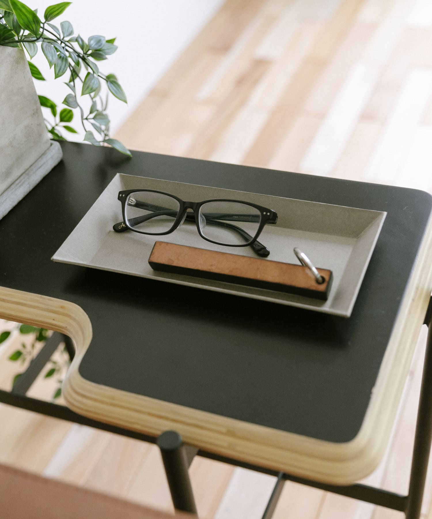 &PAPERS　PAPER TRAY -LONG- L.BROWN -
