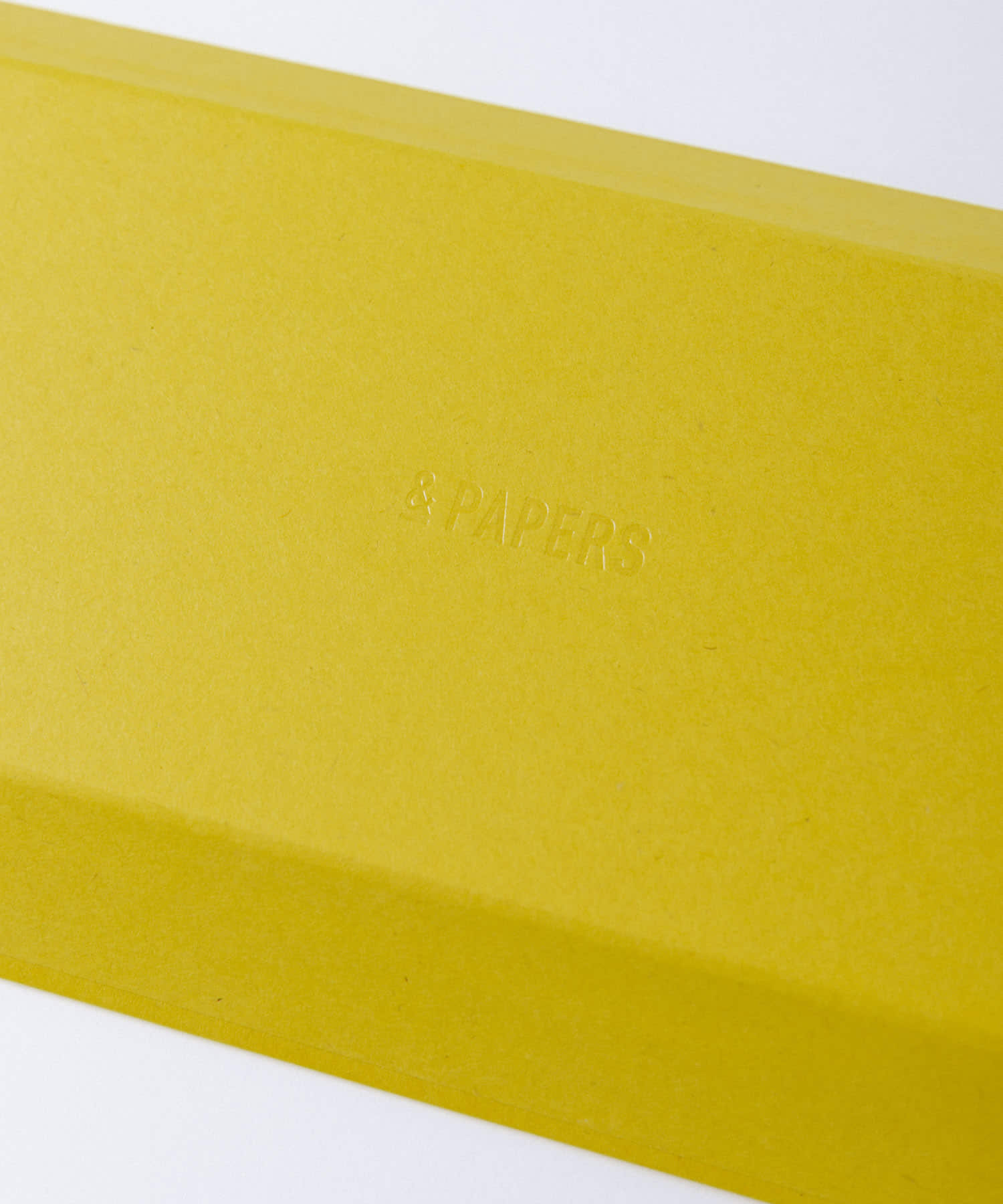 &PAPERS　PAPER TRAY -LONG- YELLOW -