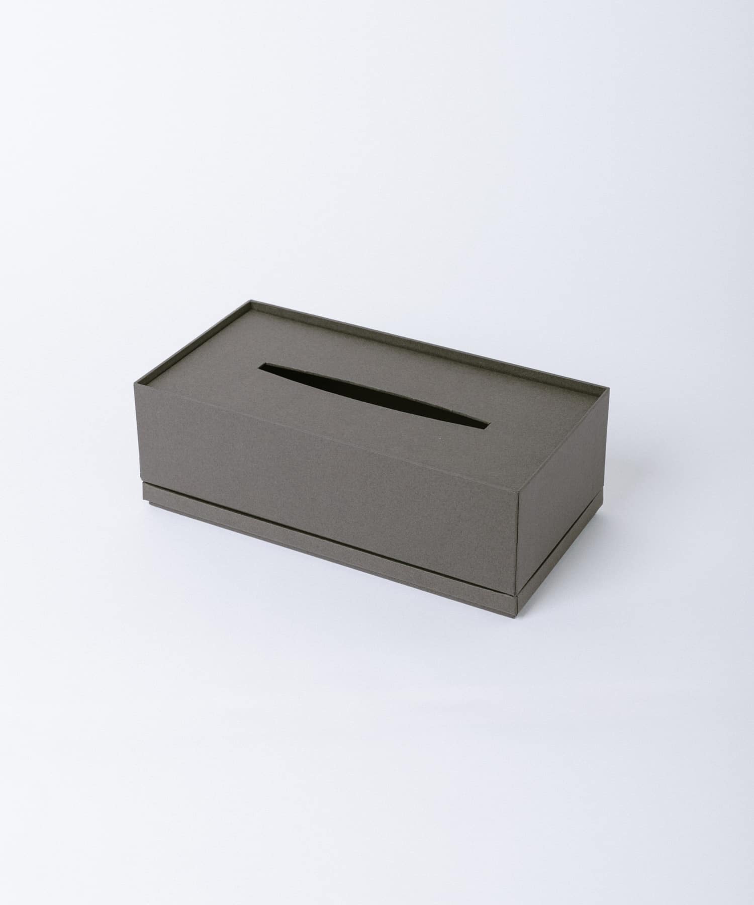 &PAPERS　SNEAK 二重蓋のティッシュケース CHA GRAY -