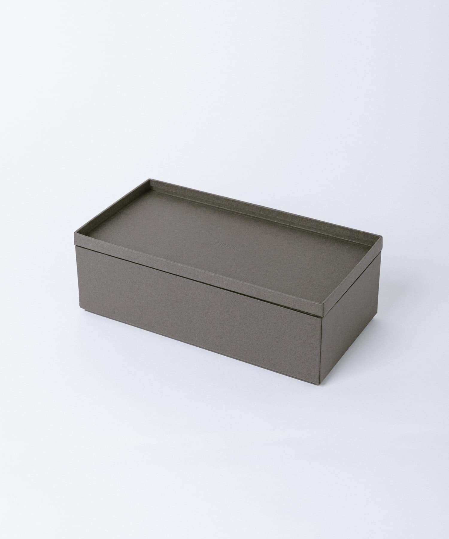 &PAPERS　SNEAK 二重蓋のティッシュケース CHA GRAY -