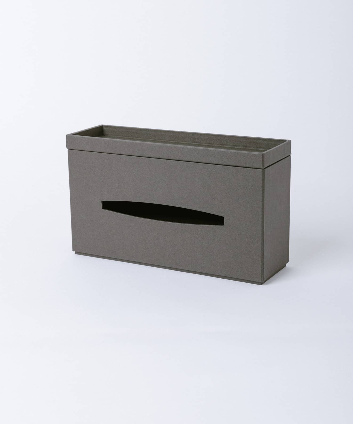 &PAPERS　別注SNEAK SIDE 横型ティッシュケース CHA GRAY -