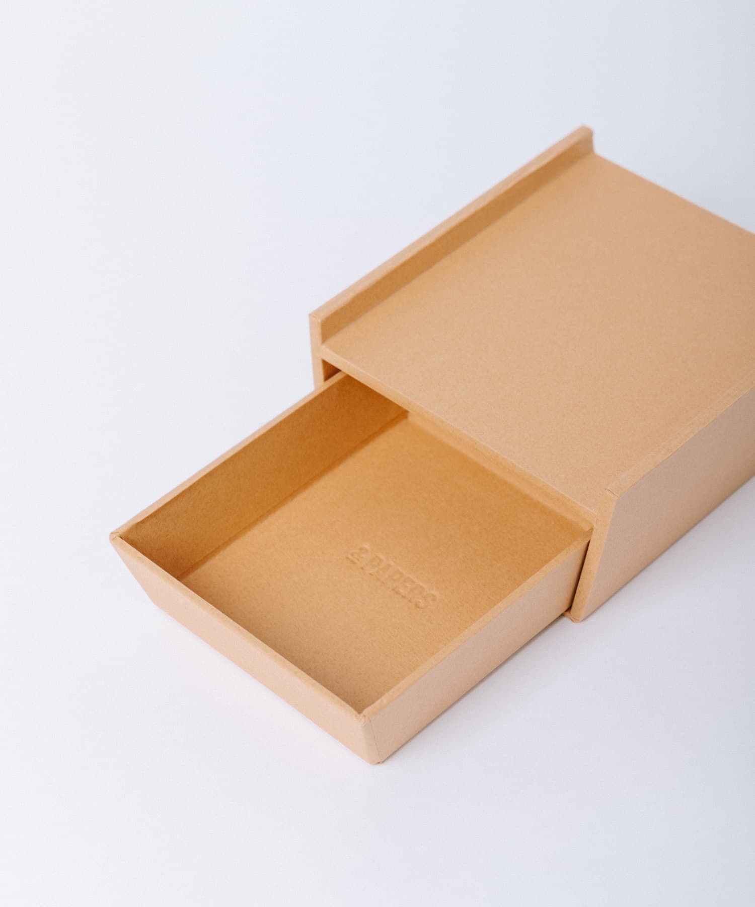 &PAPERS　Tapered Box -small- PINK BEIGE -