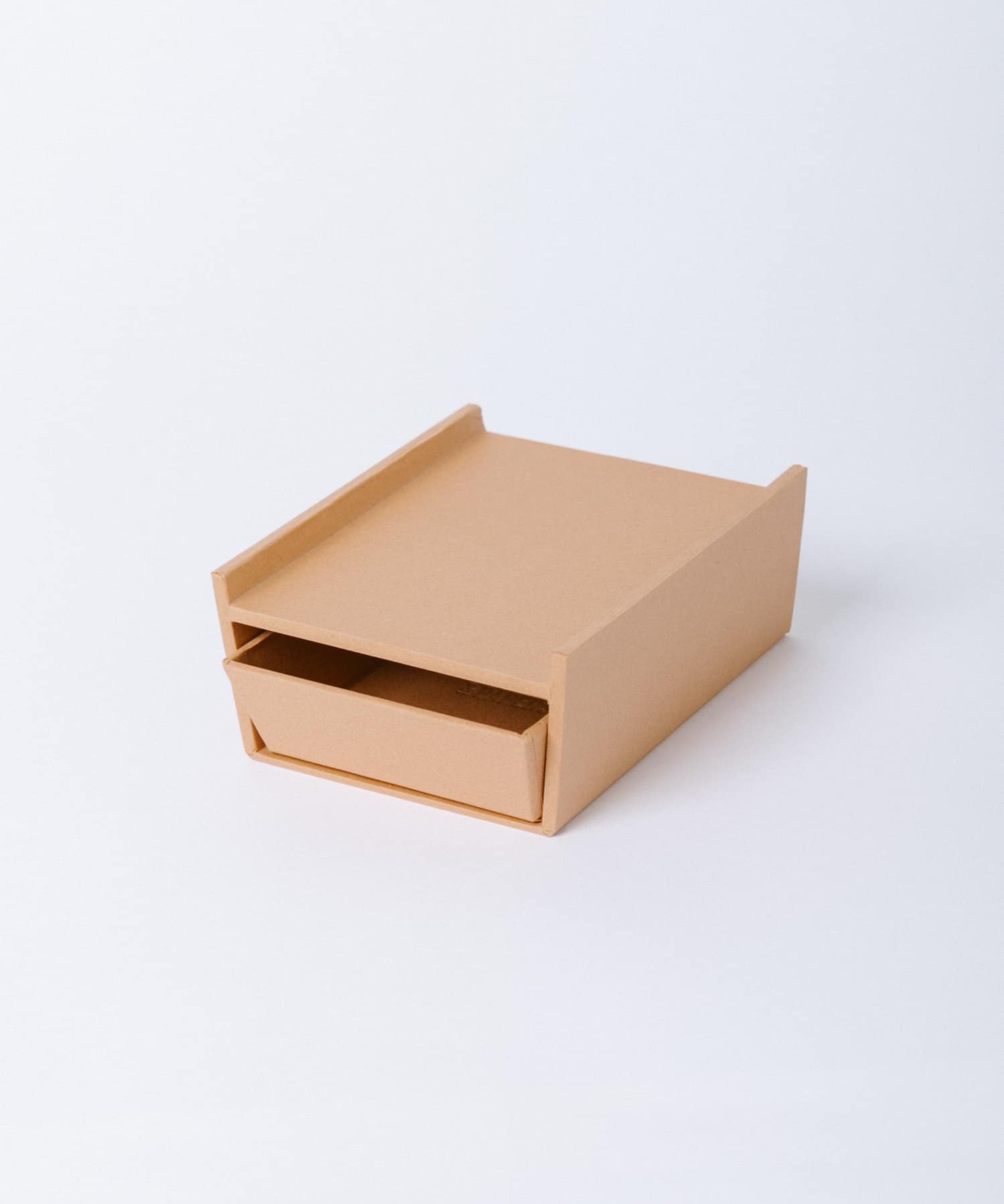 &PAPERS　Tapered Box -small- PINK BEIGE -