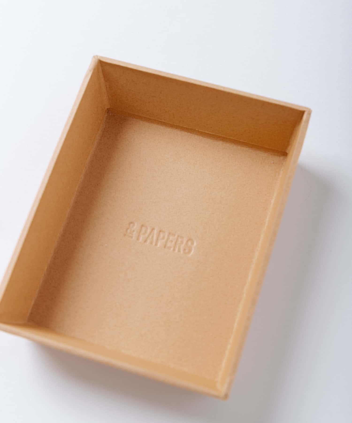 &PAPERS　Tapered Box -small- PINK BEIGE -
