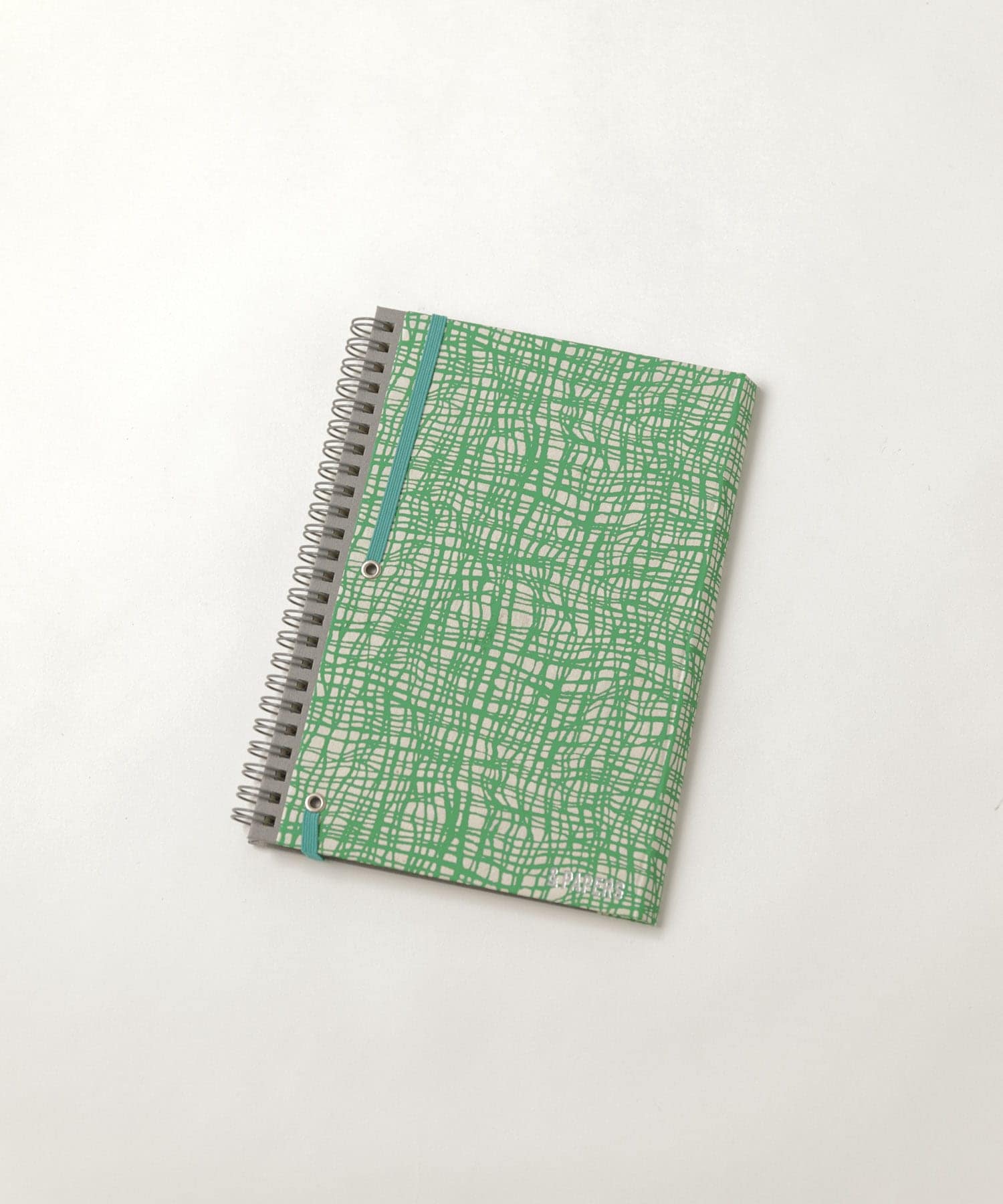 &PAPERS　別注TRI A5 NOTEBOOK grid green -