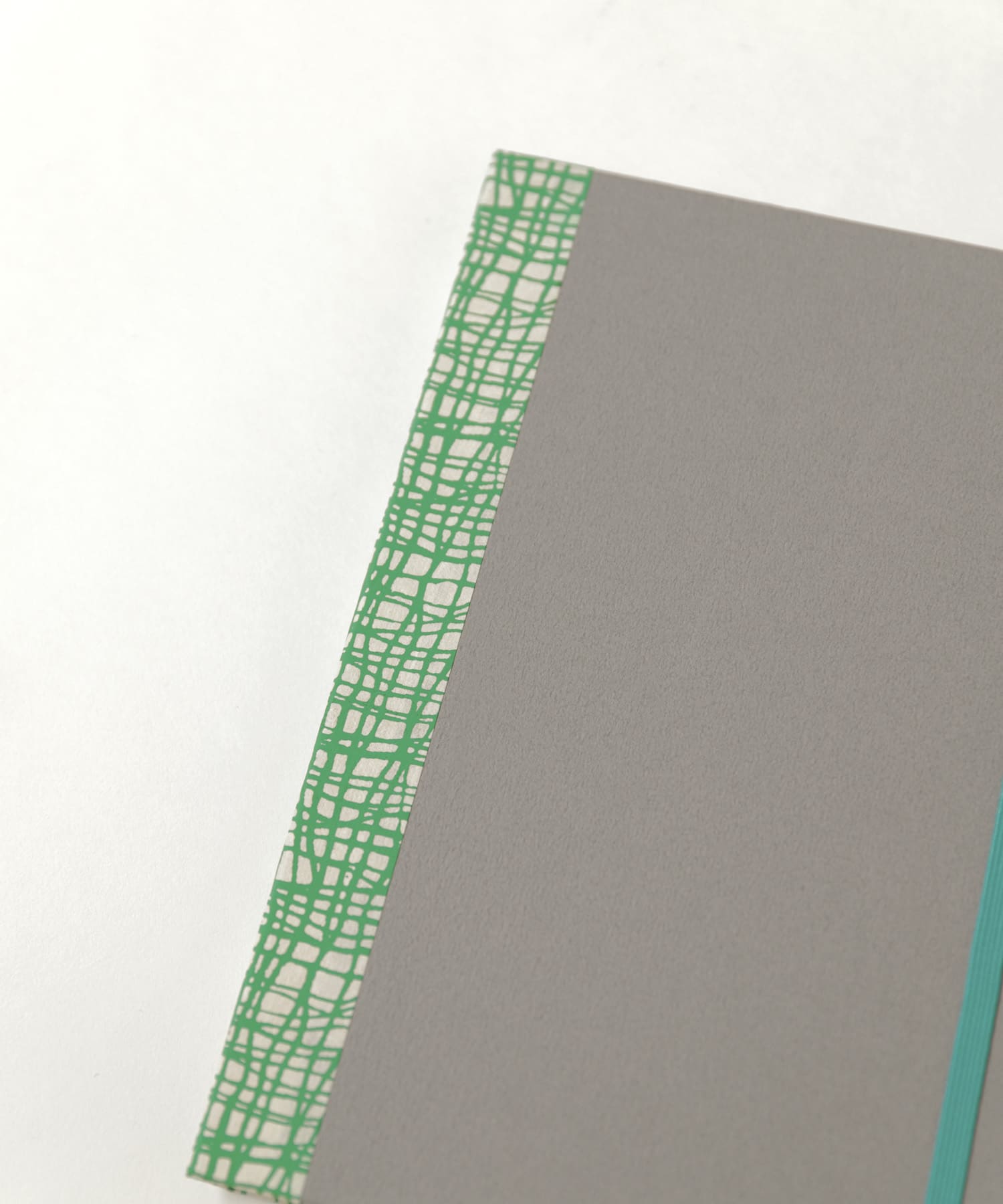 &PAPERS　別注TRI A5 NOTEBOOK grid green -