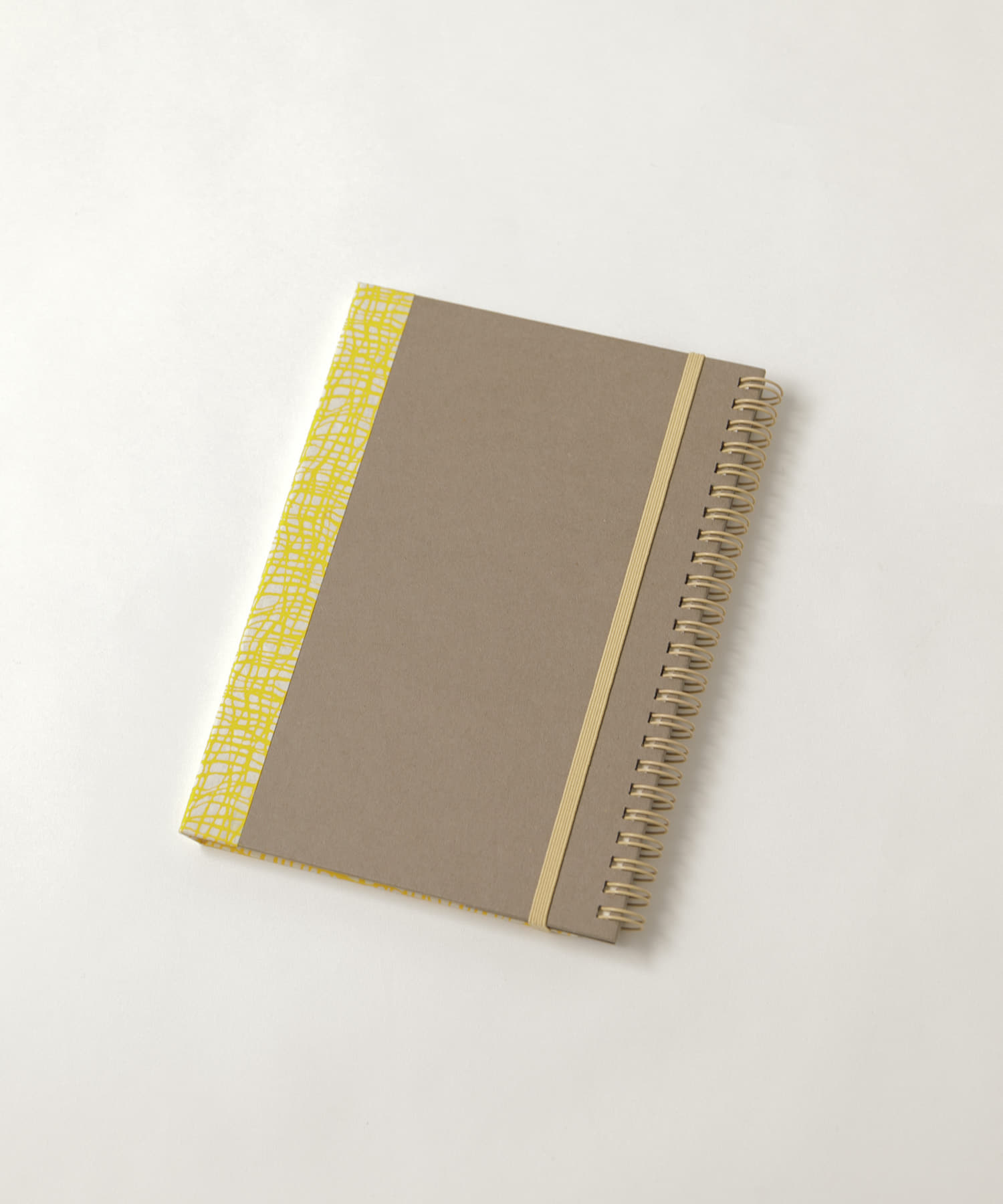 &PAPERS　別注TRI A5 NOTEBOOK gridyellow -