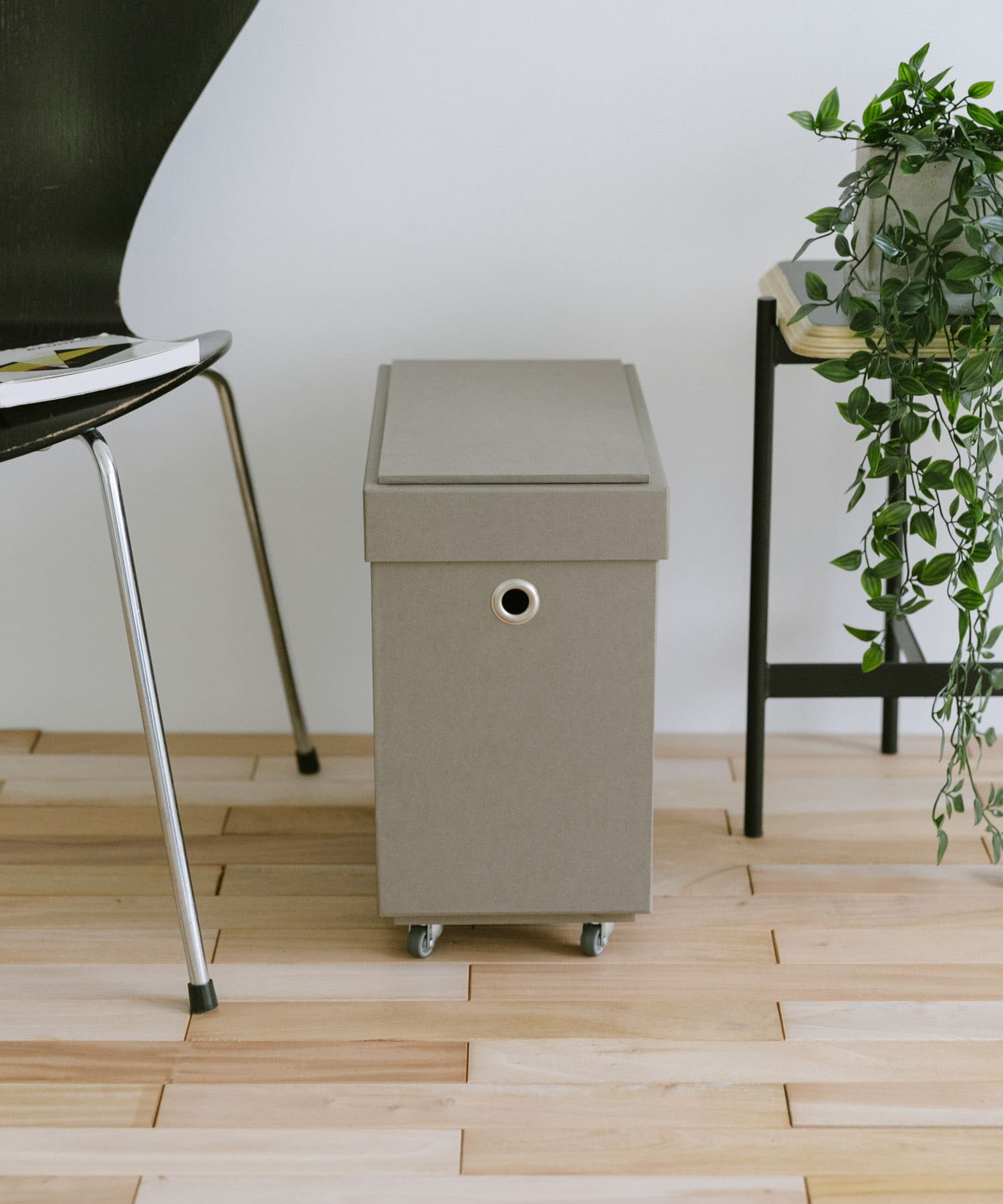 &PAPERS　別注TROLLEY PLUS 収納ボックス TAUPE -