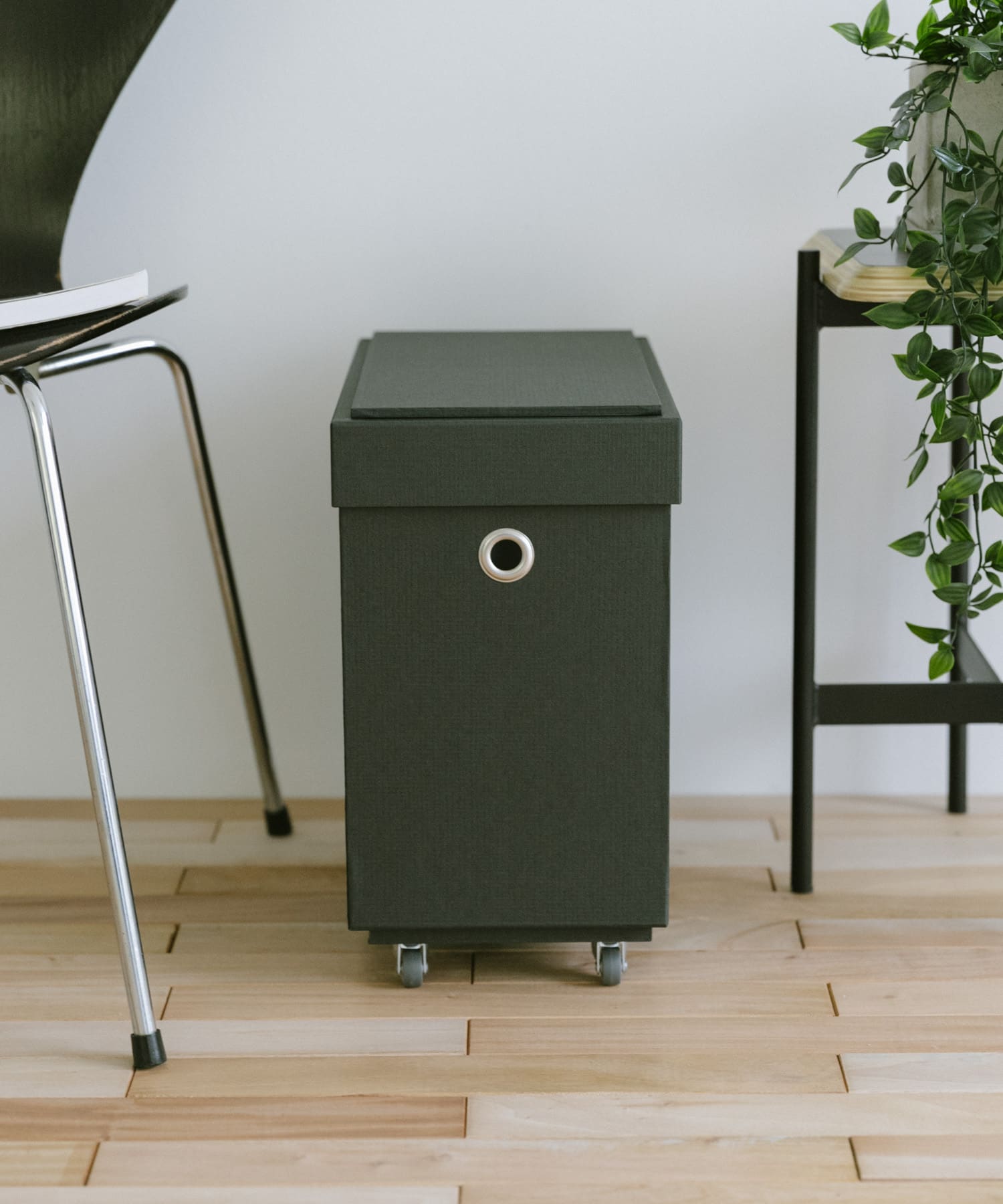 &PAPERS　別注TROLLEY PLUS 収納ボックス BLACK -