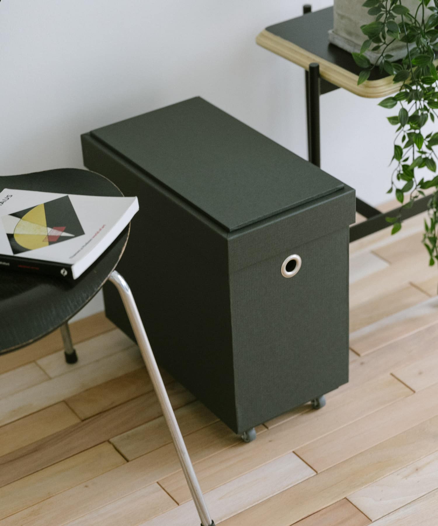 &PAPERS　別注TROLLEY PLUS 収納ボックス BLACK -