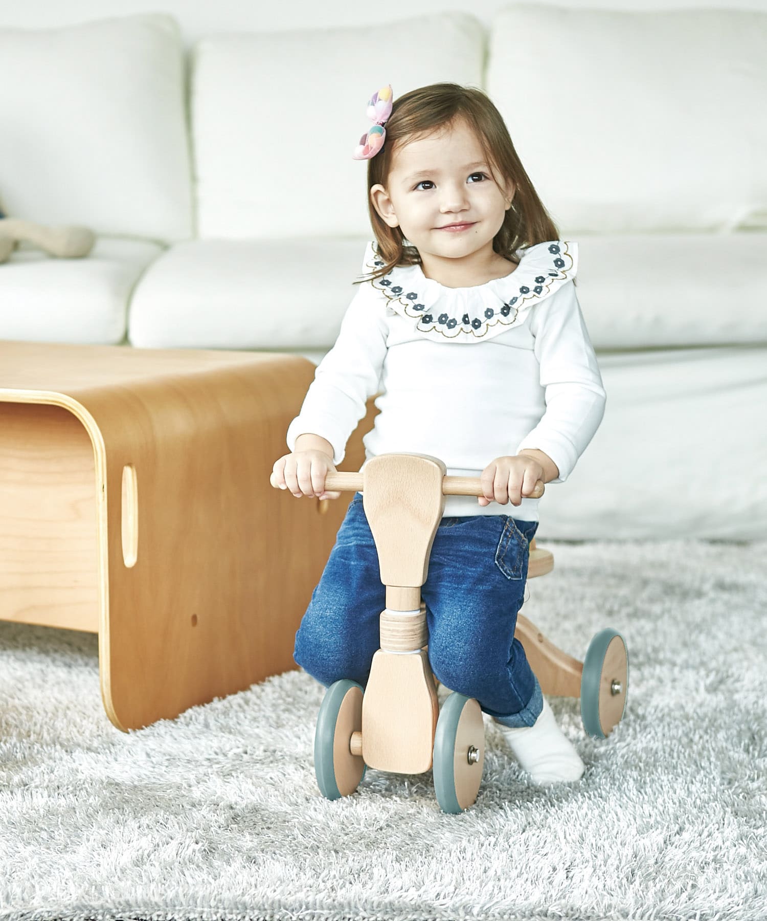 HOPPL　ファーストウッディバイク ナチュラル -