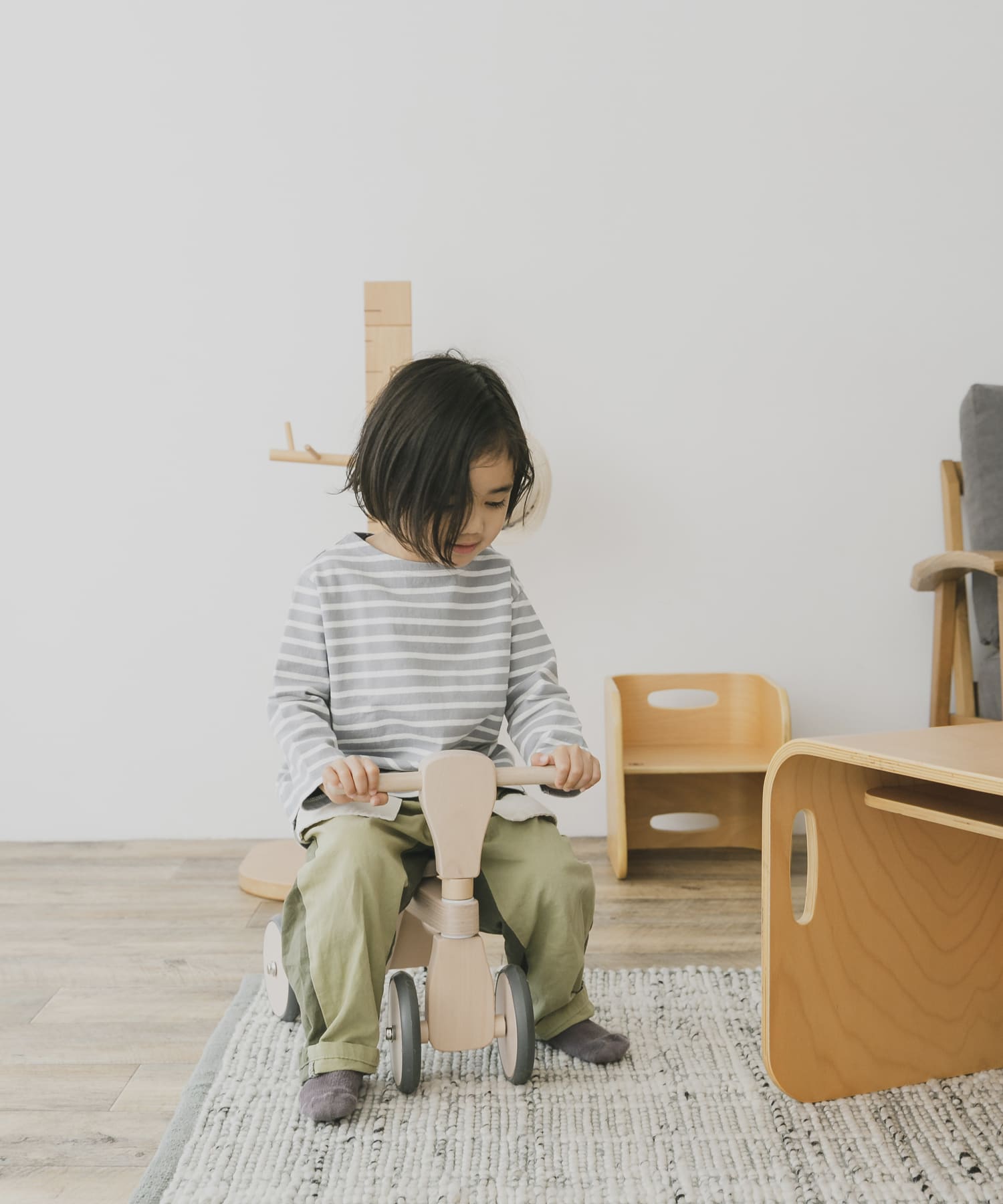 HOPPL　ファーストウッディバイク ナチュラル -