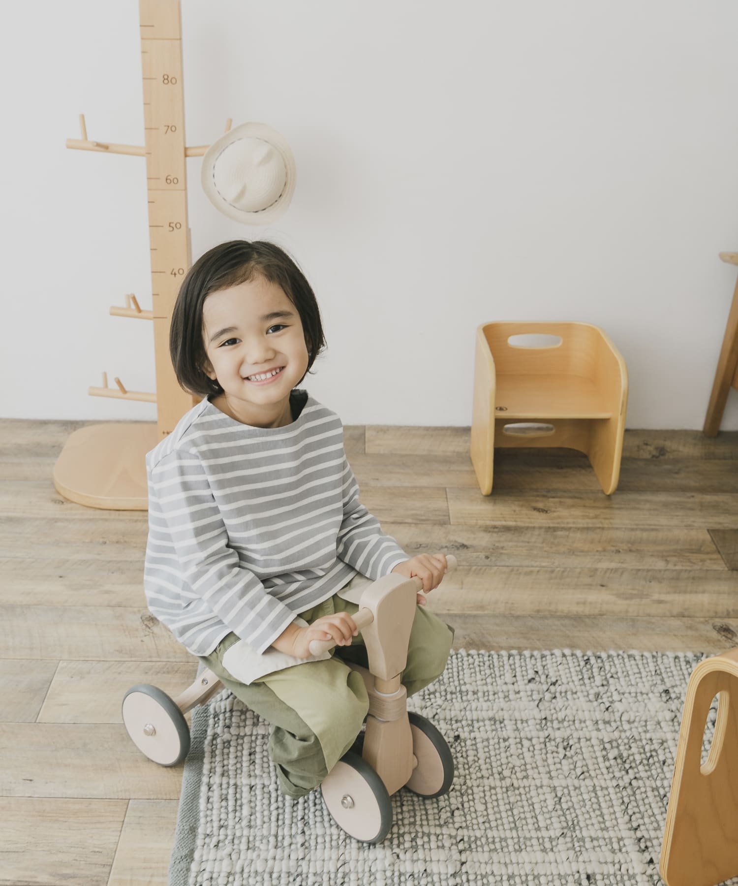 HOPPL　ファーストウッディバイク ナチュラル -