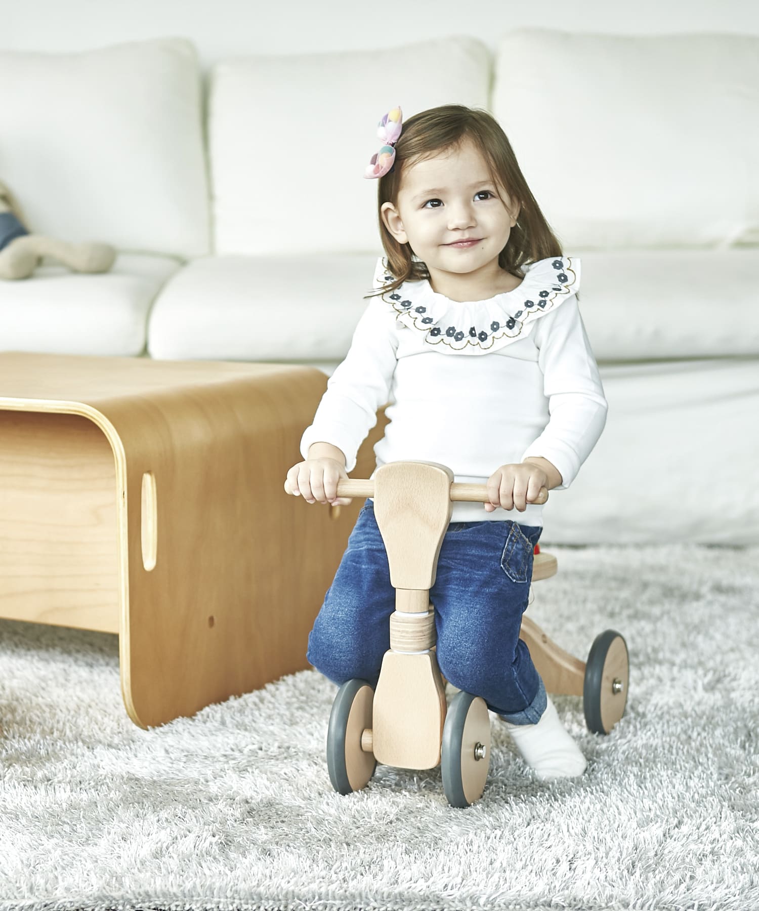 HOPPL　ファーストウッディバイク ナチュラル -