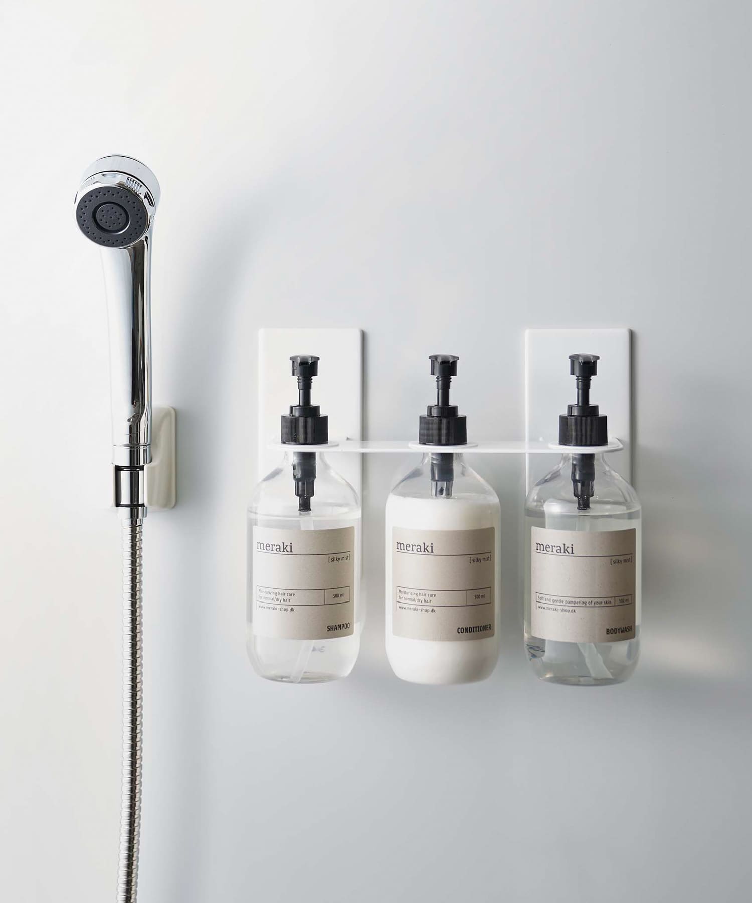 tower　マグネットディスペンサーホルダー3連 ホワイト -