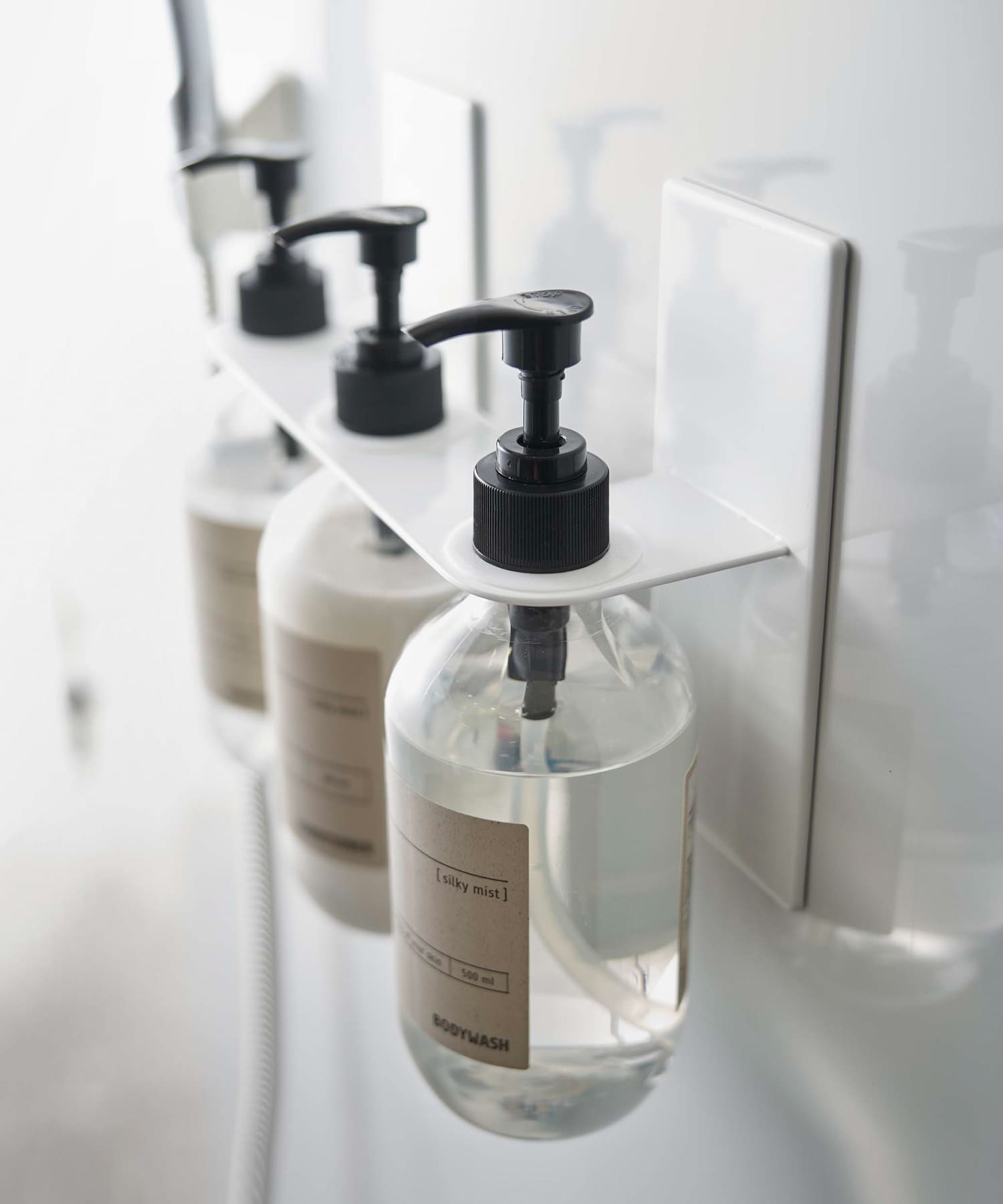 tower　マグネットディスペンサーホルダー3連 ホワイト -