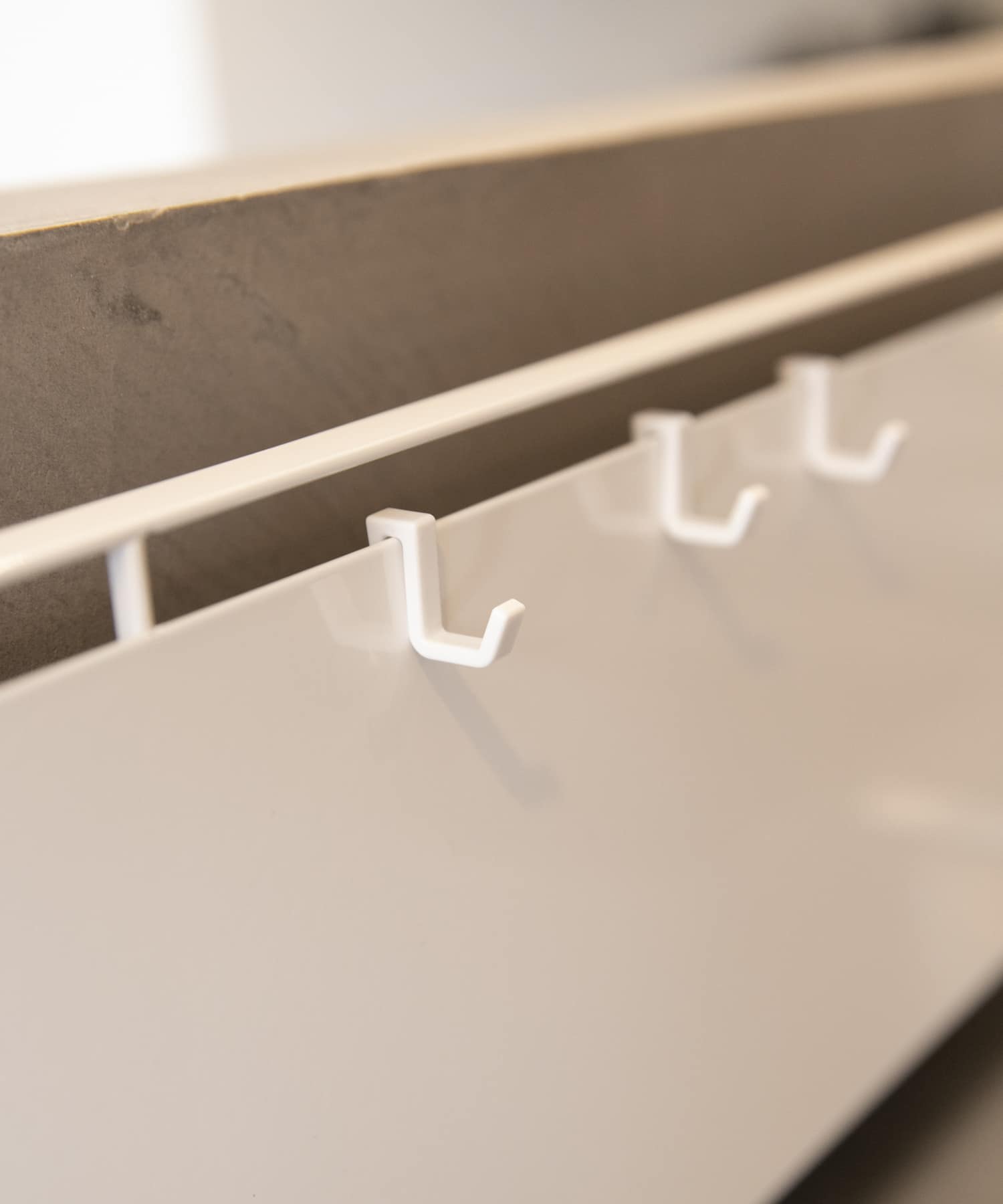 tower　キッチン自立式スチールパネル 横型 ホワイト -