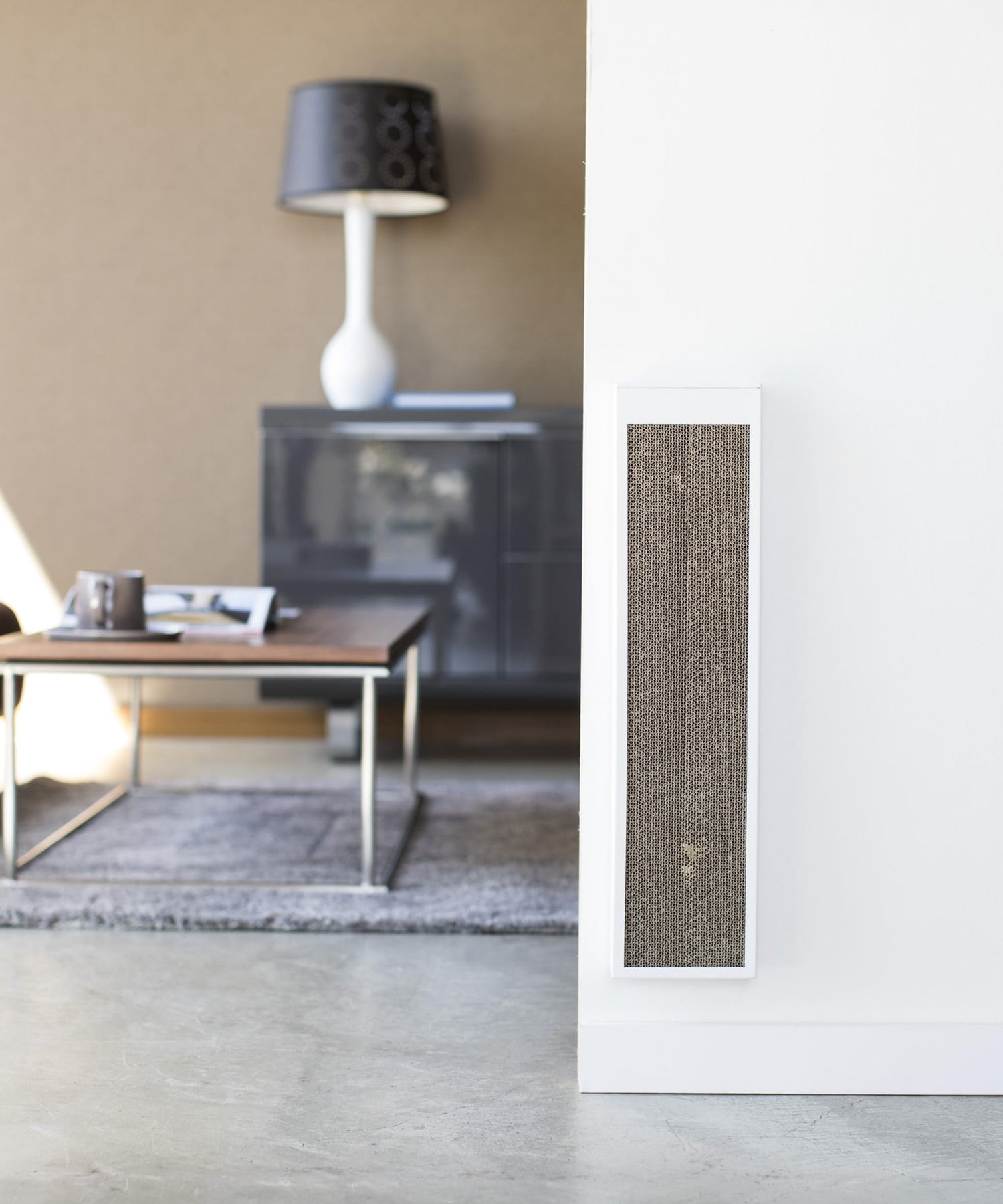 tower　猫の爪とぎケース ホワイト -