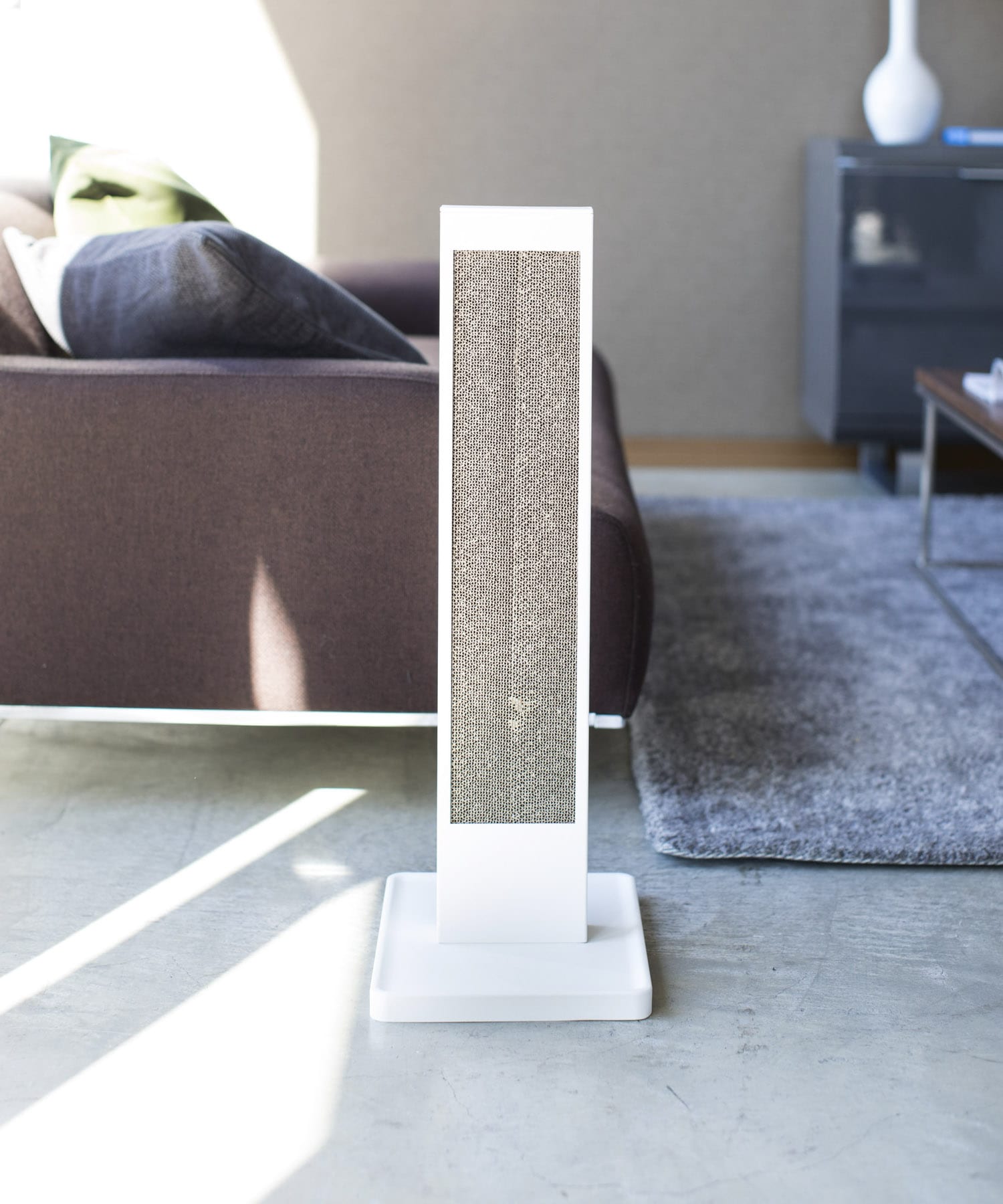 tower　猫の爪とぎスタンド ホワイト -