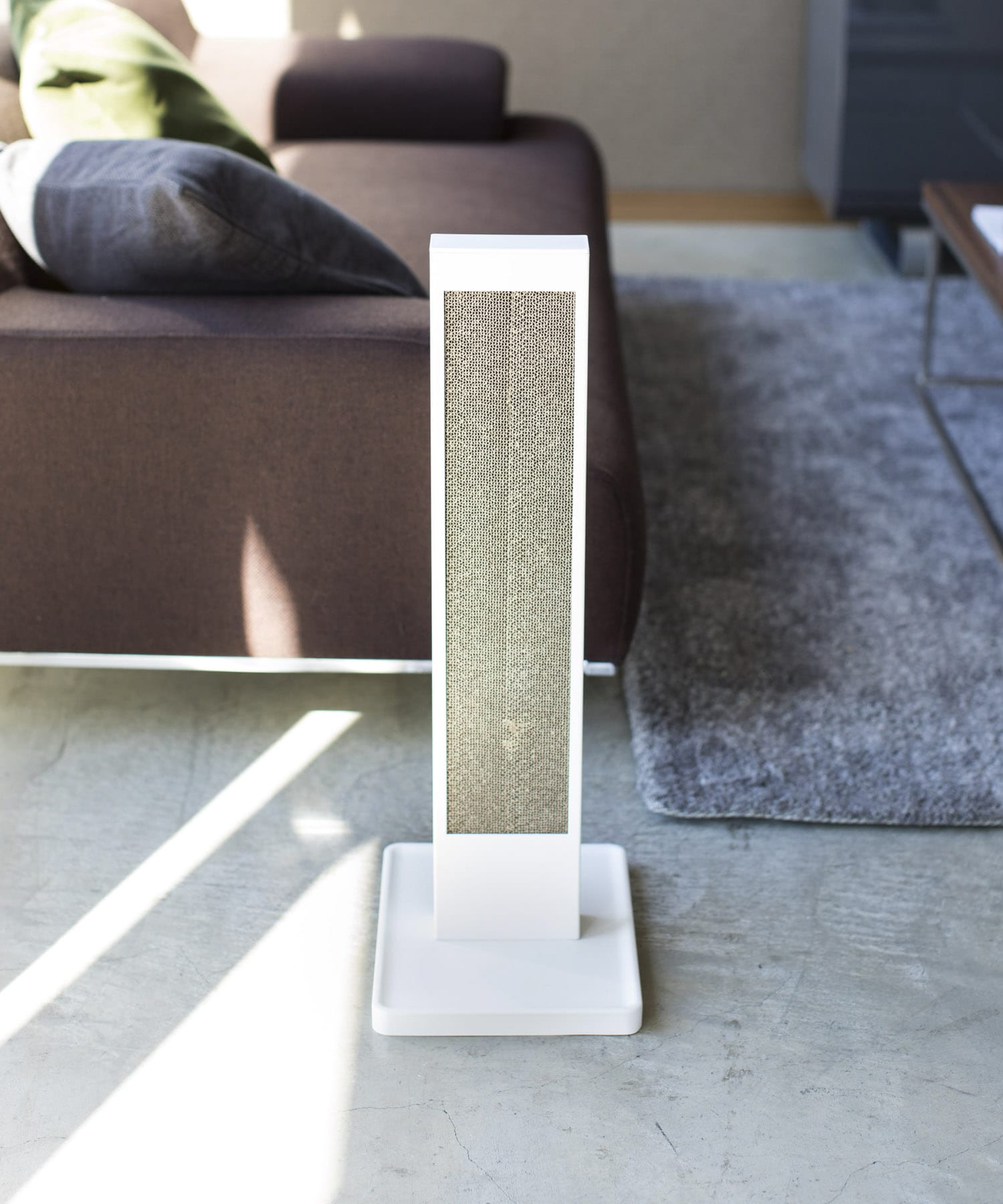 tower　猫の爪とぎスタンド ホワイト -