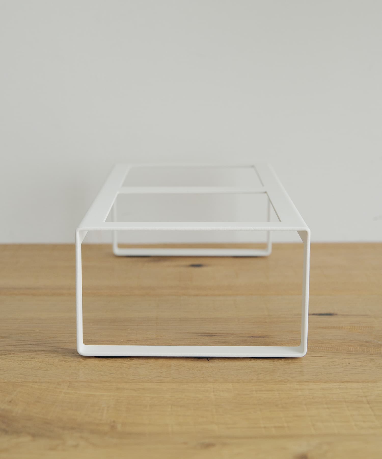 tower　ペットフードボウルスタンドセット トール ホワイト -