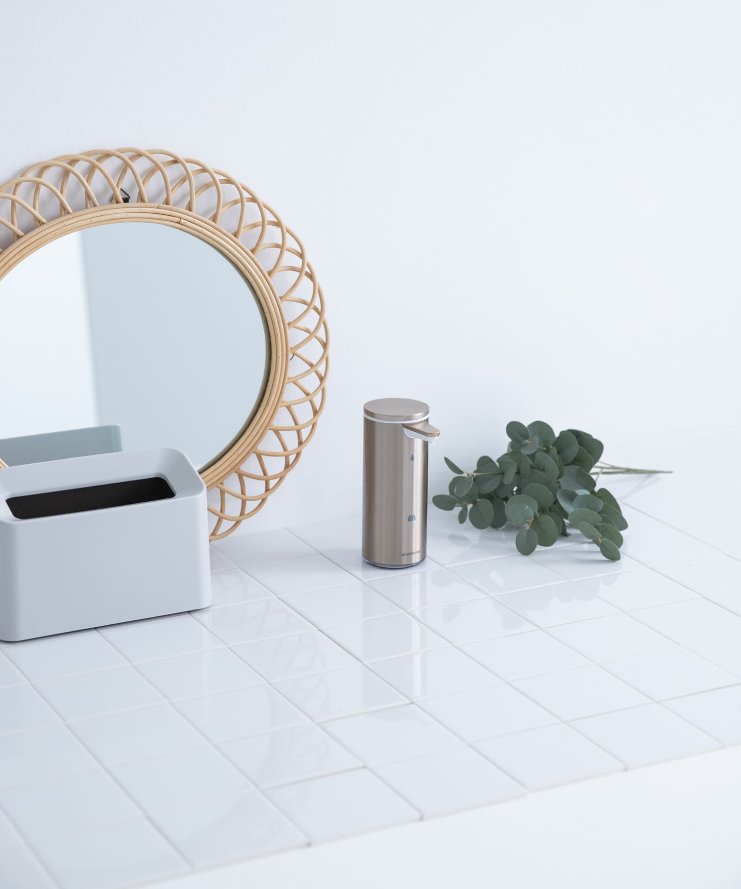 simplehuman　充電式 センサーポンプ ROSE GOLD -
