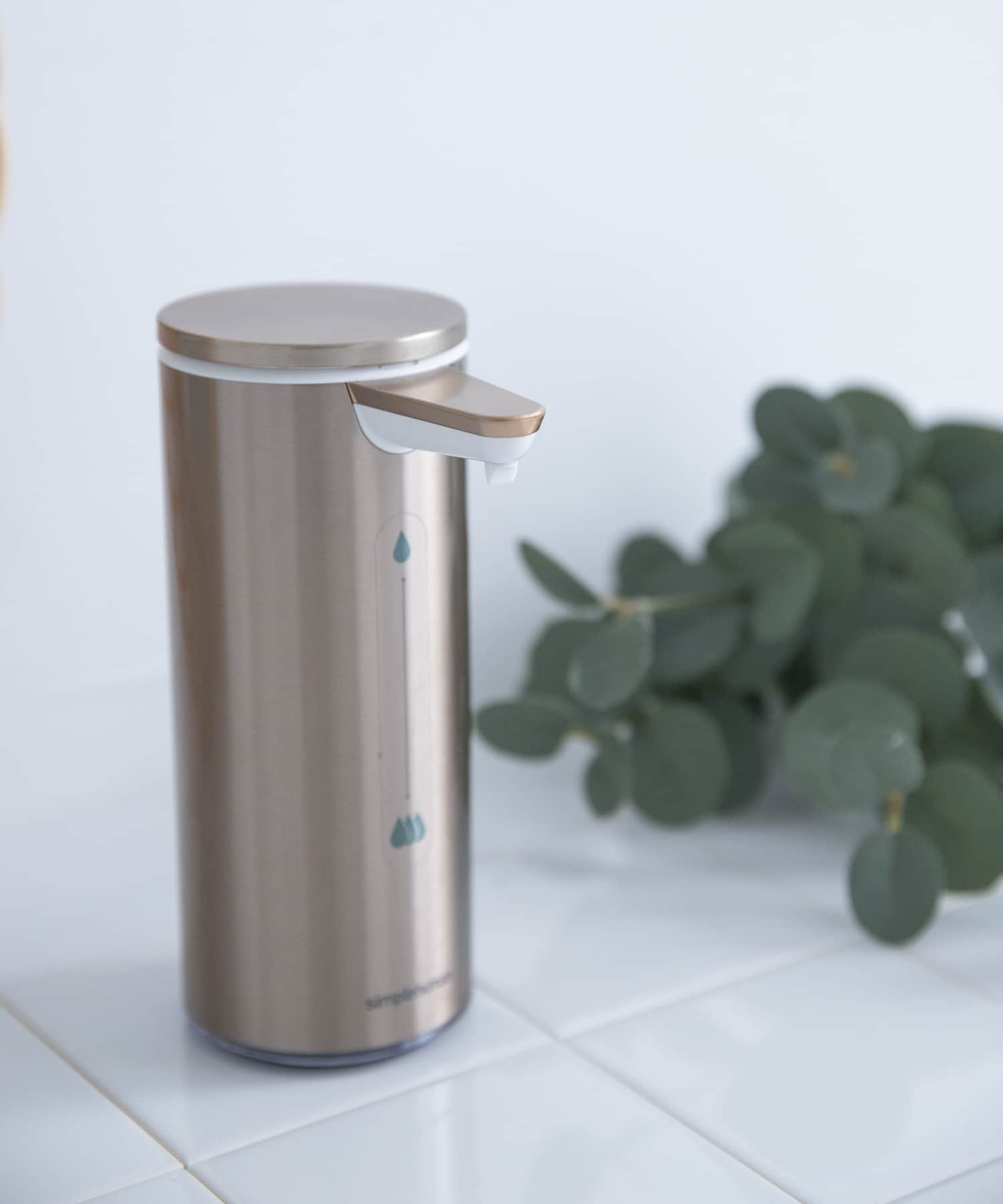 simplehuman　充電式 センサーポンプ ROSE GOLD -