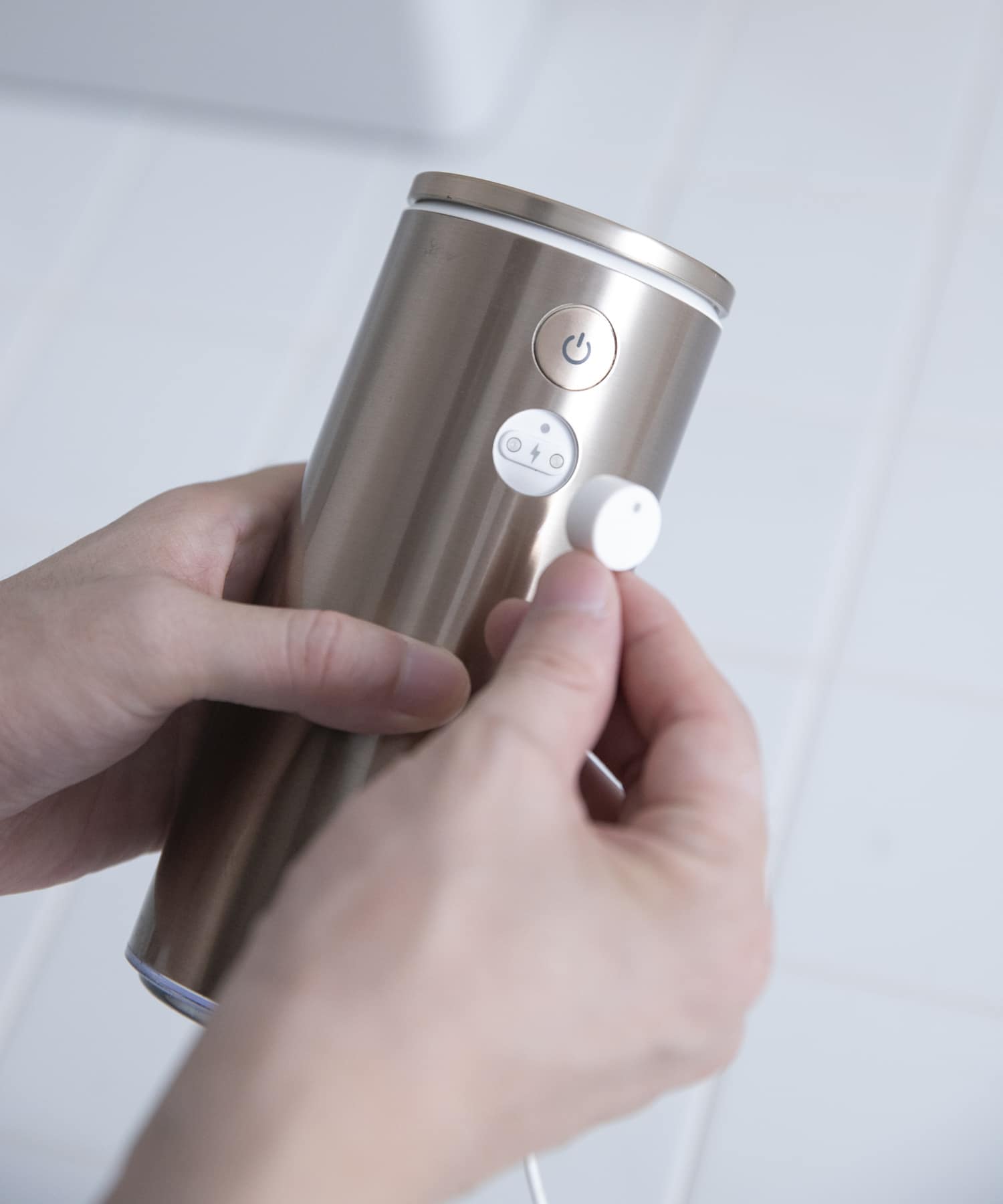simplehuman　充電式 センサーポンプ ROSE GOLD -