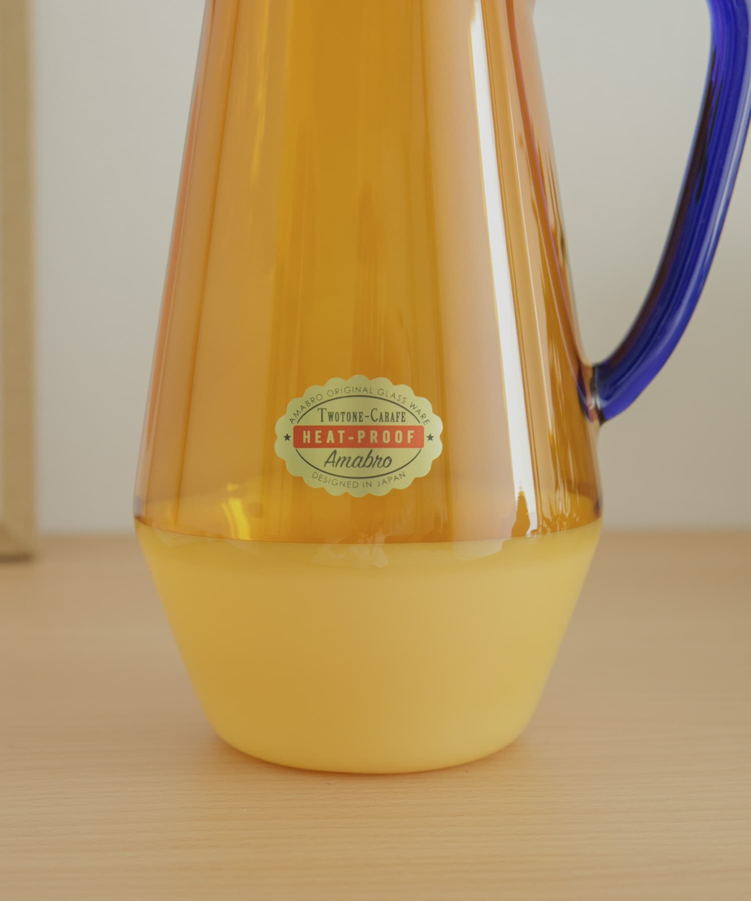 amabro　TWO TONE CARAFE Amber -
