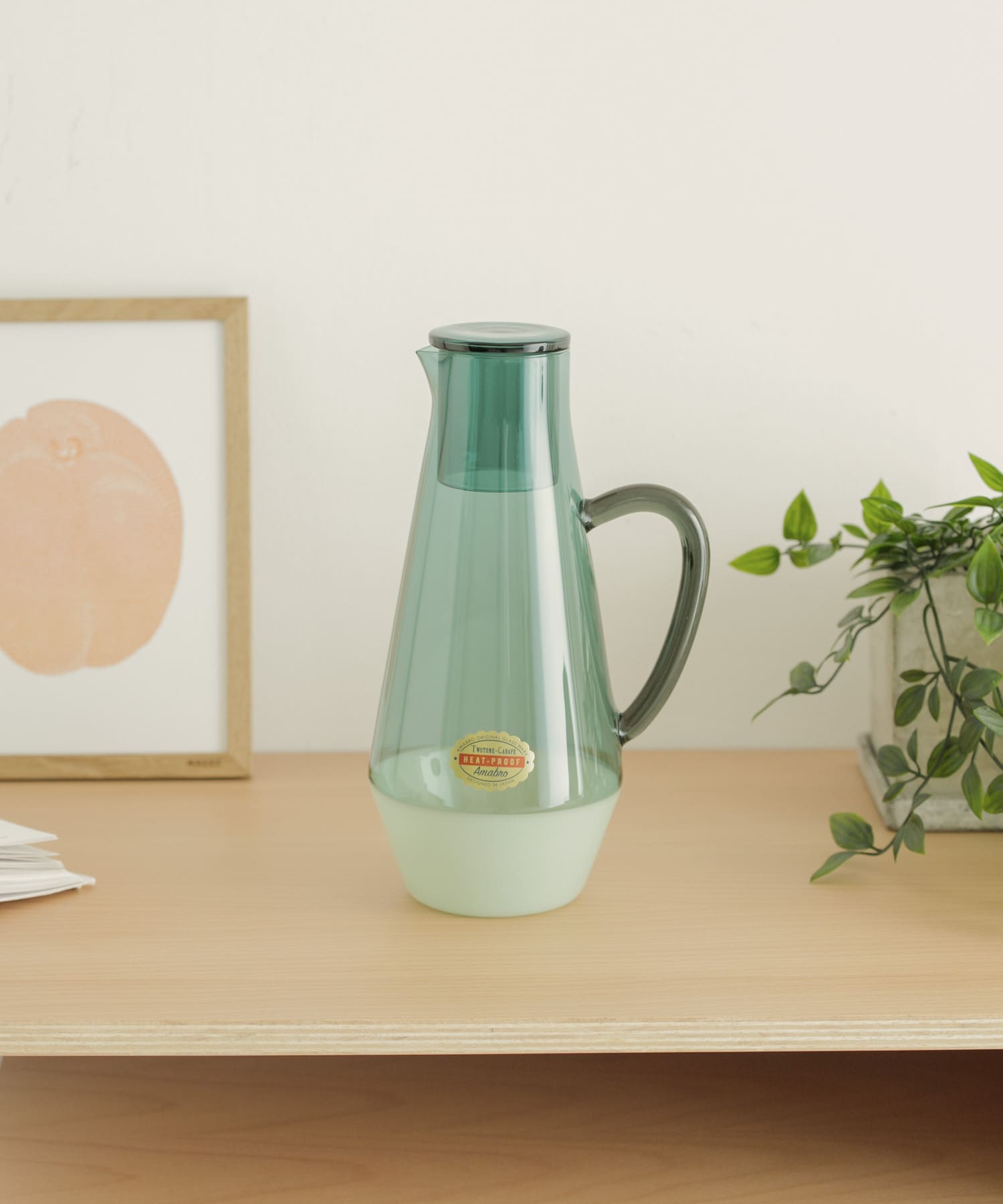 amabro　TWO TONE CARAFE Green -