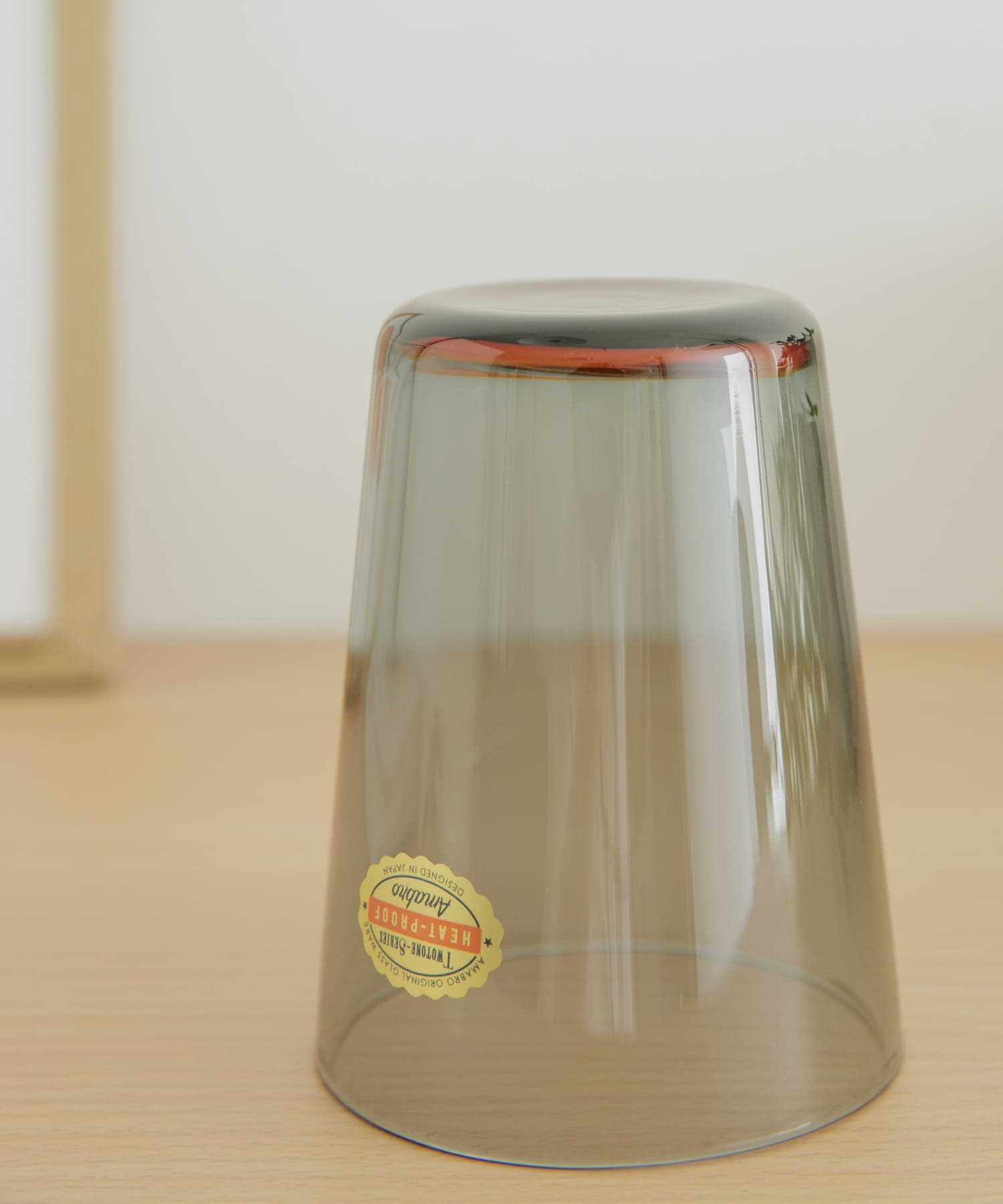 amabro　TWO TONE STACKING TUMBLER GrayxAmber -