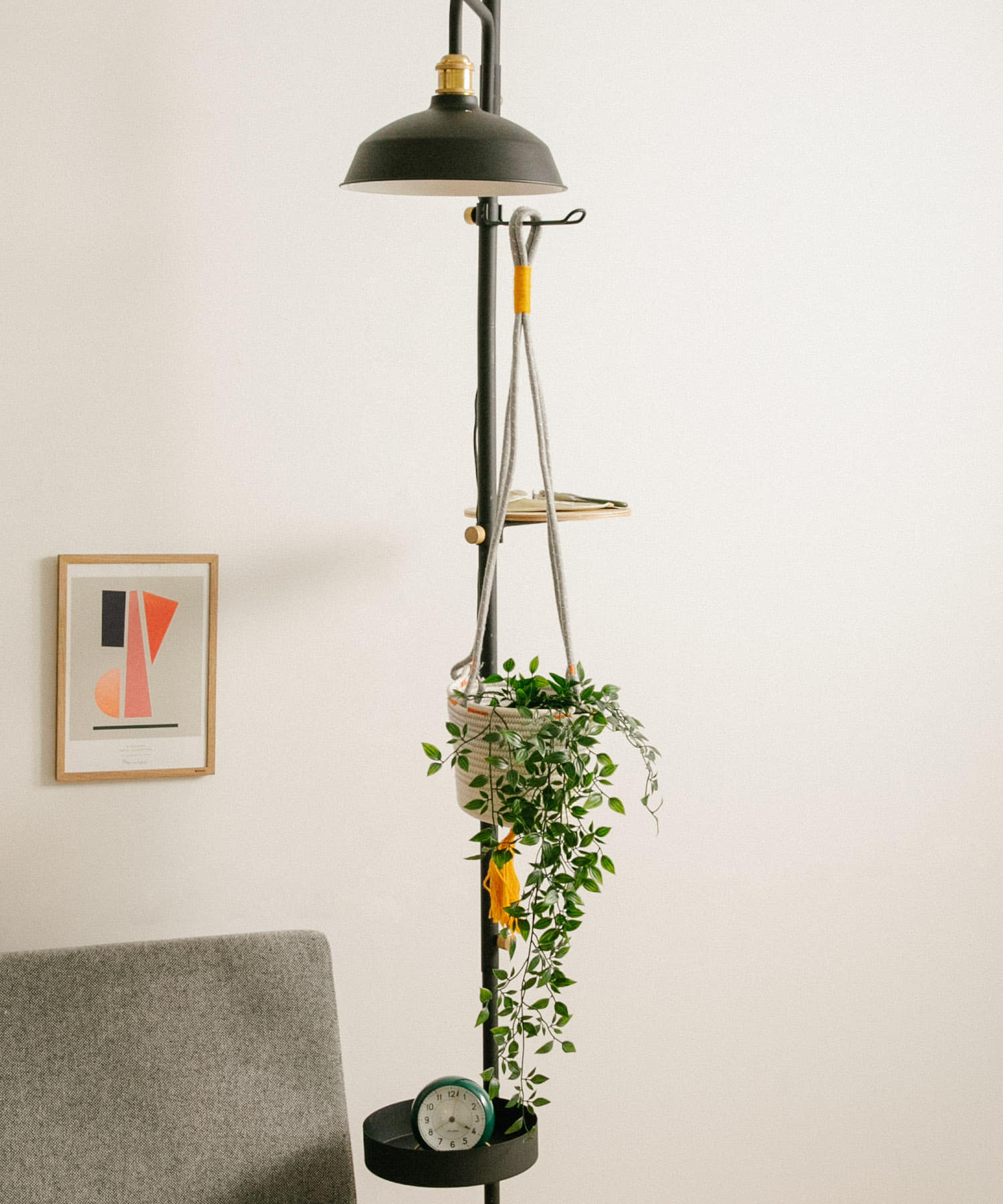 amabro　COTTON HANGING BASKET YE -