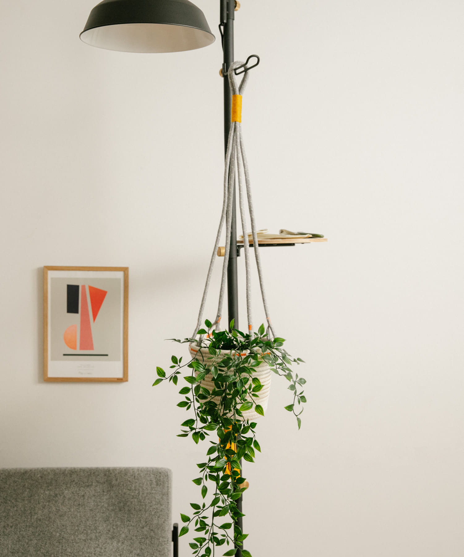 amabro　COTTON HANGING BASKET YE -