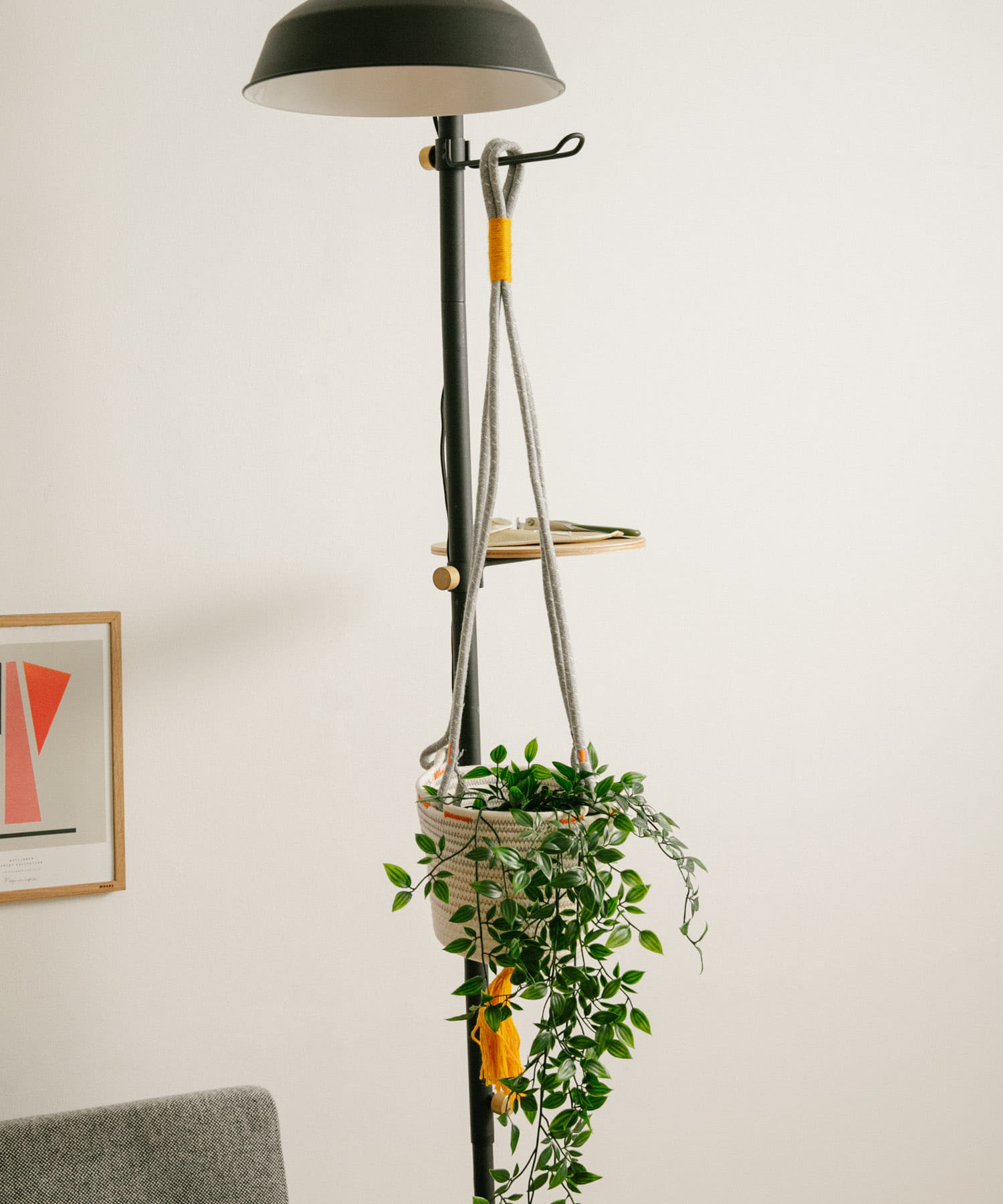amabro　COTTON HANGING BASKET YE -