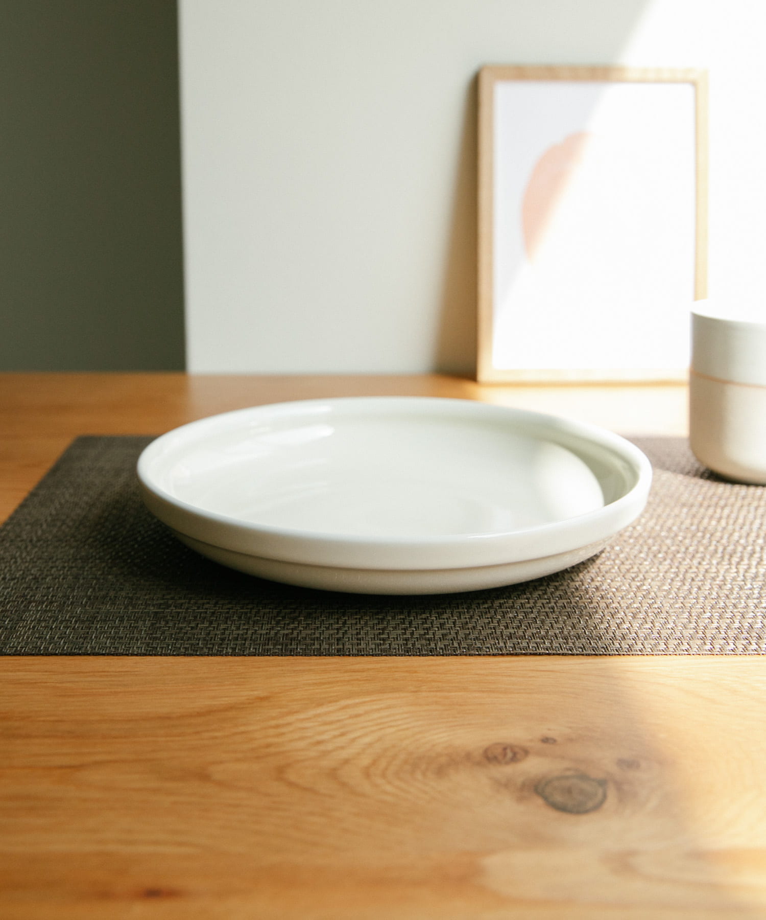 zen to　吉冨寛基 内玉縁カレー皿 White -