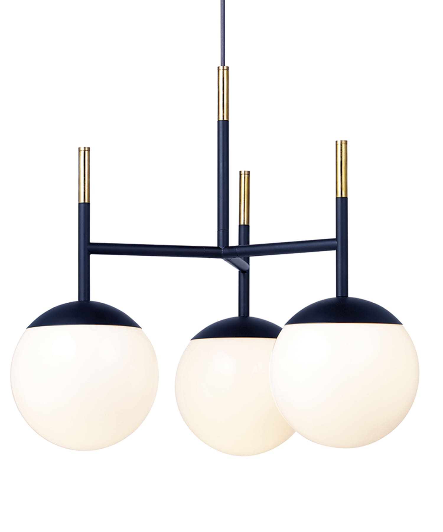 【廃盤品】art work studio 3灯セット電球付き ARTWORKSTUDIO Blissペンダント3-LED電球付き(- BLK WHITE