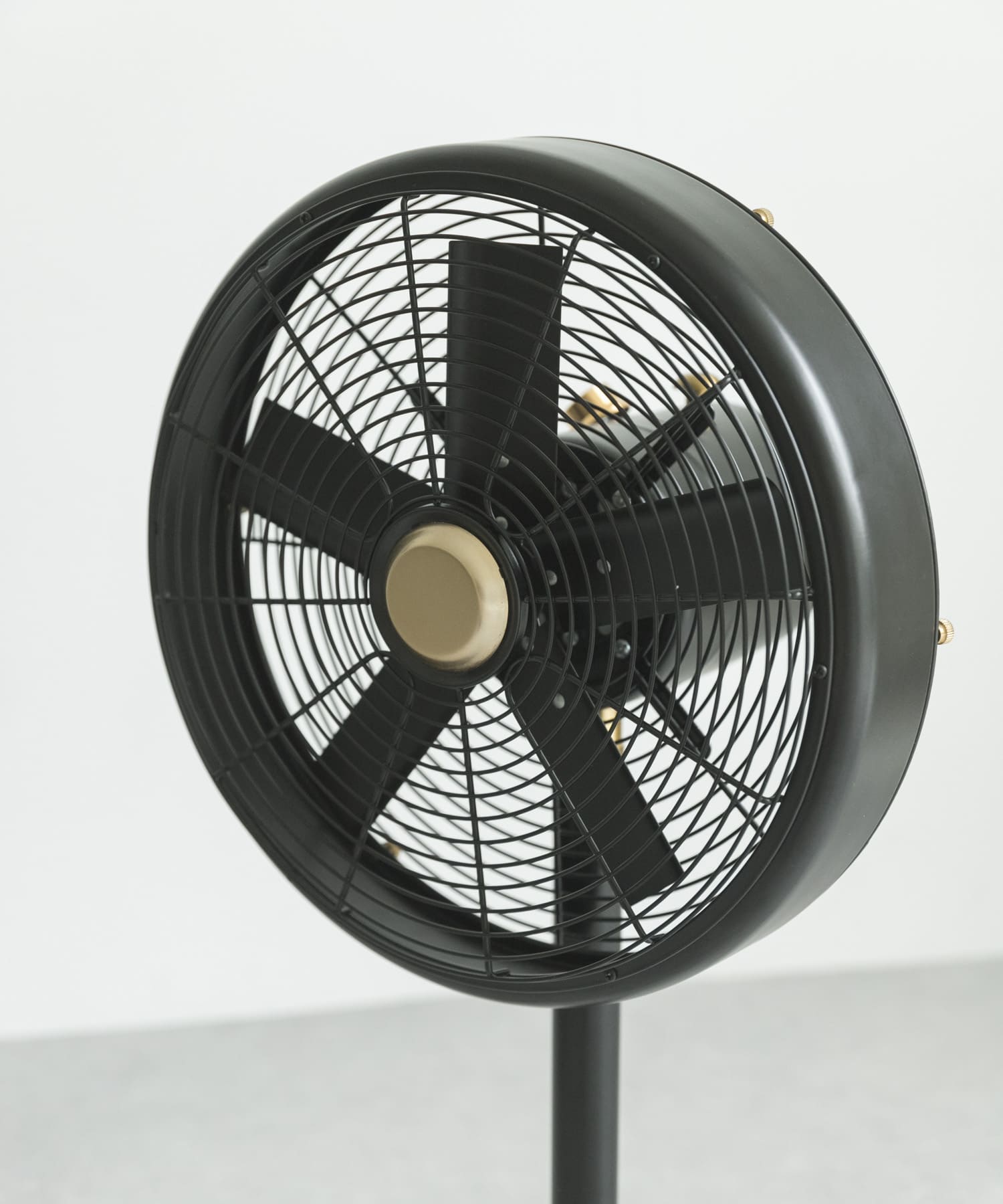 hermosa　MARBLE FAN BLACK -