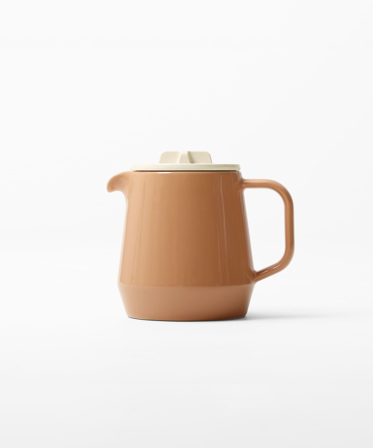 ideaco　Tableware 450 teapot BROWNxWHT -
