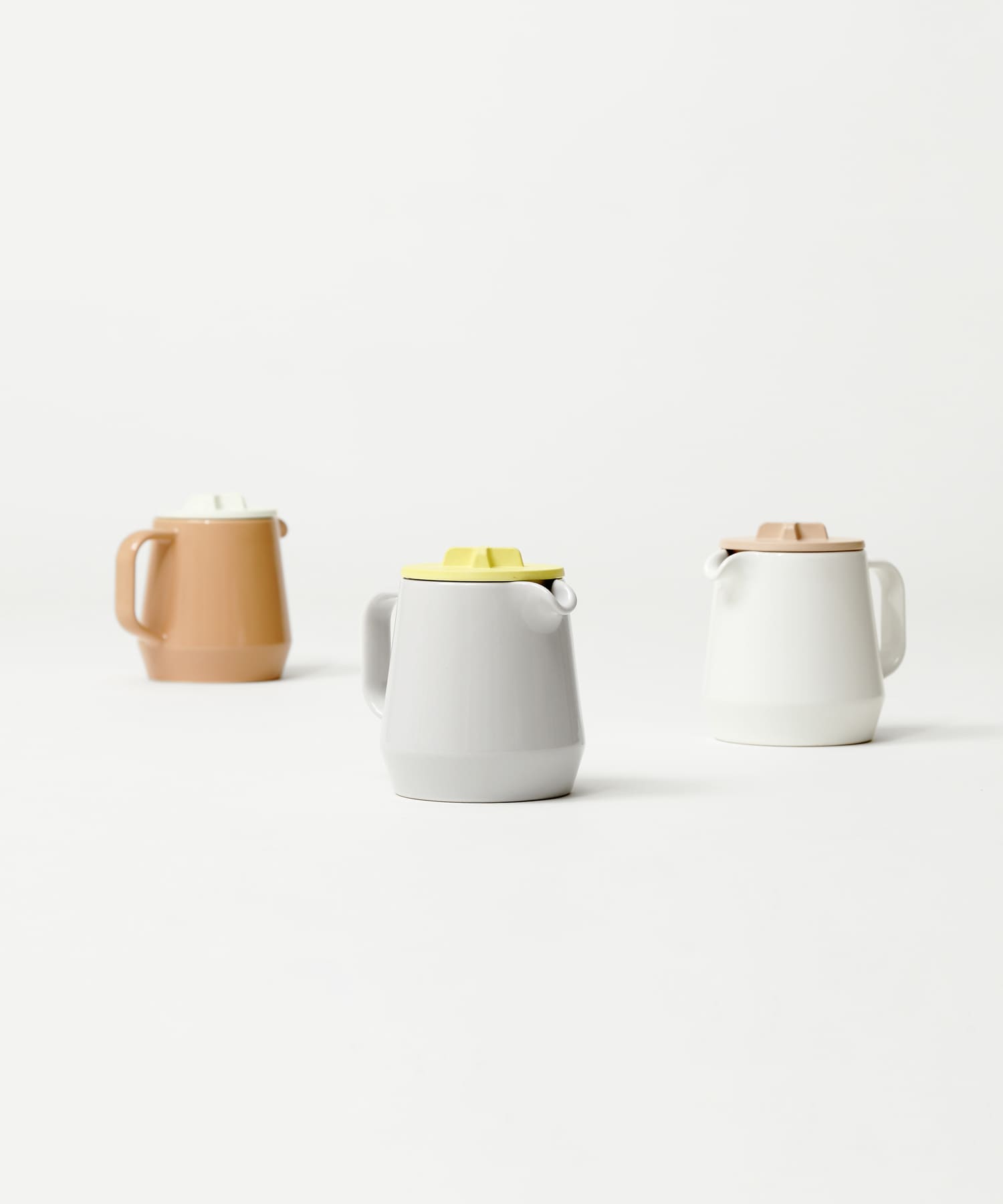 ideaco　Tableware 450 teapot WHTxBEG -