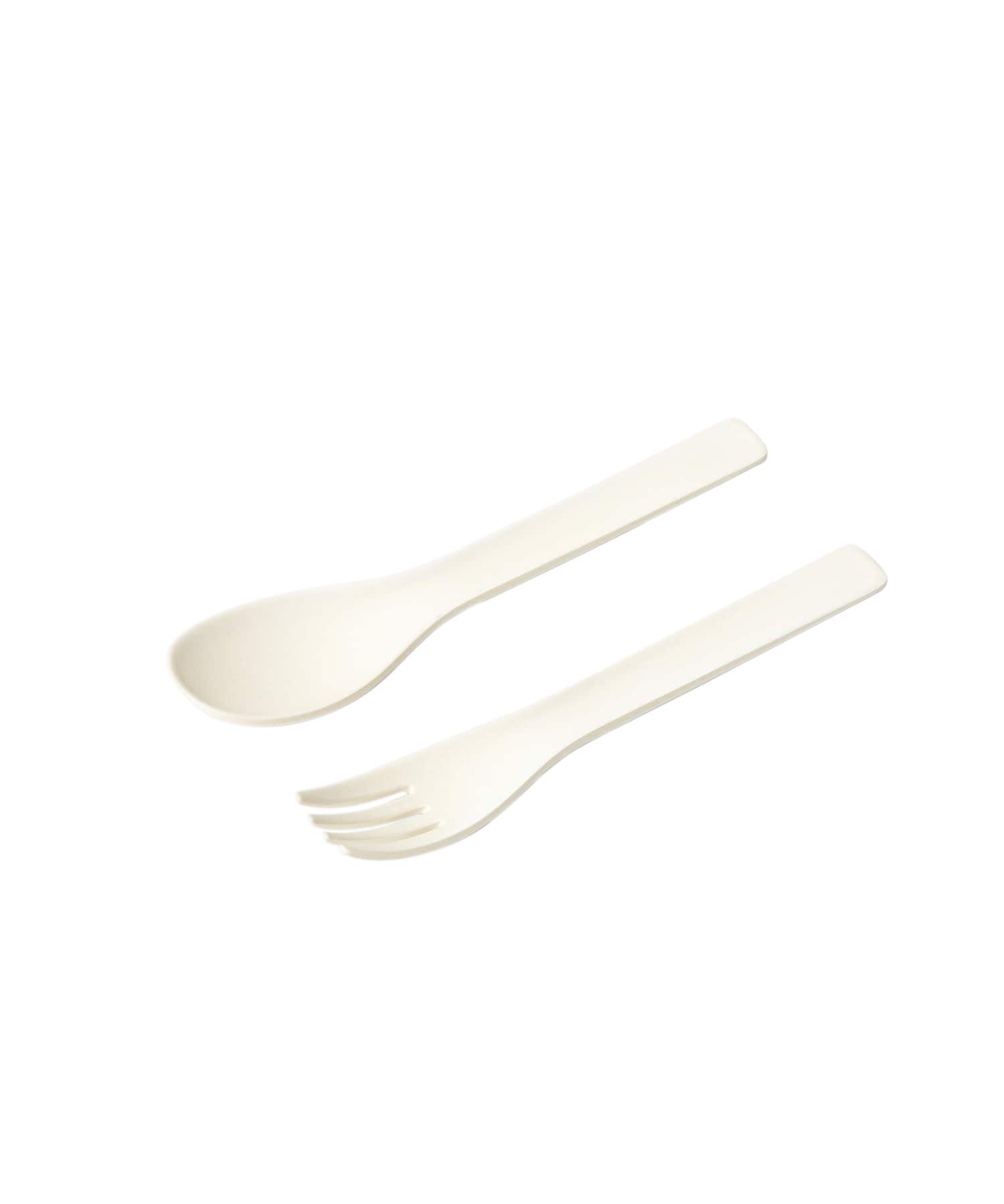 ideaco　b fiber cutlery / 2+2pcs off whtie -