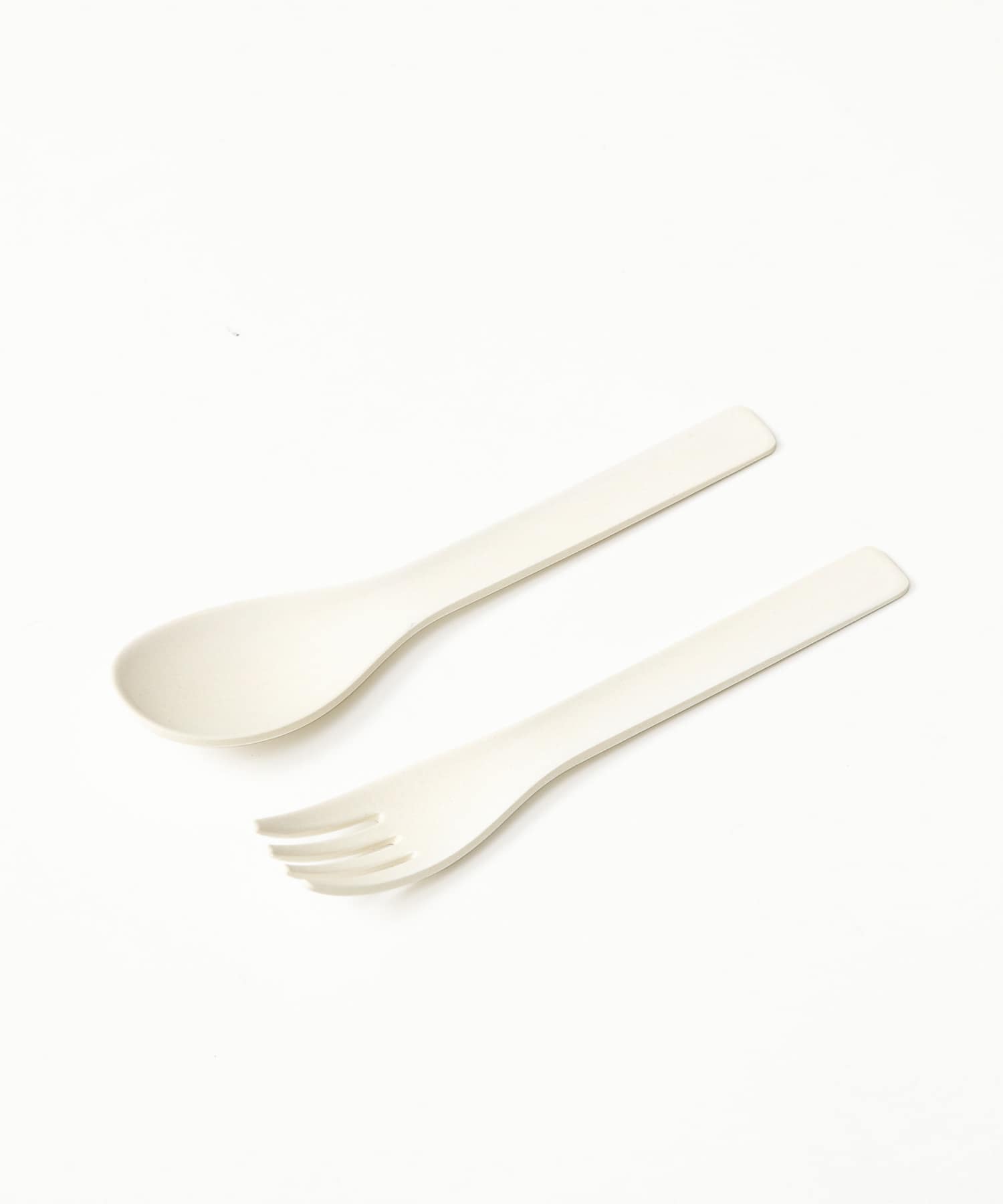 ideaco　b fiber cutlery / 2+2pcs off whtie -