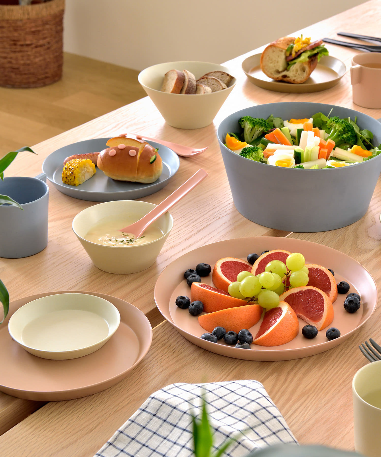 ideaco　usumono mini bowl sand white -