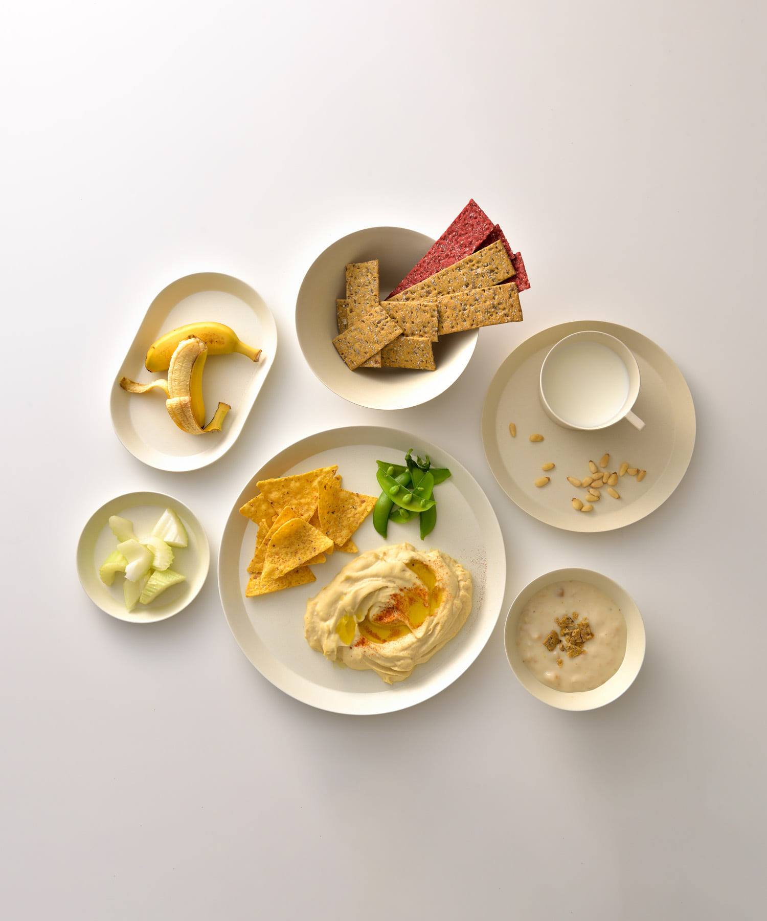 ideaco　usumono salad bowl sand white -