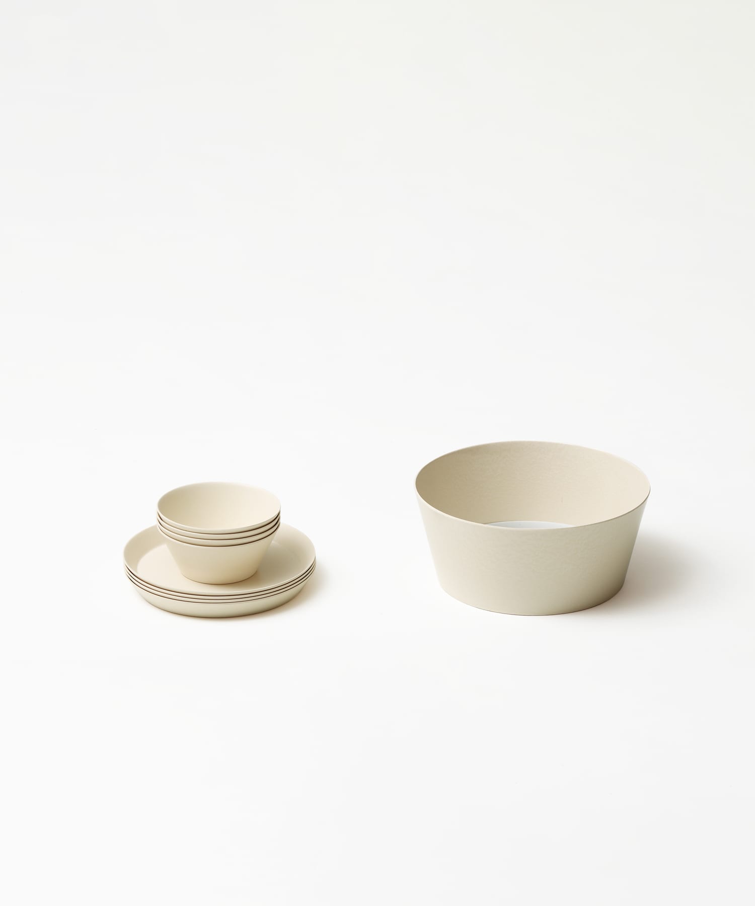ideaco　usumono salad bowl sand white -