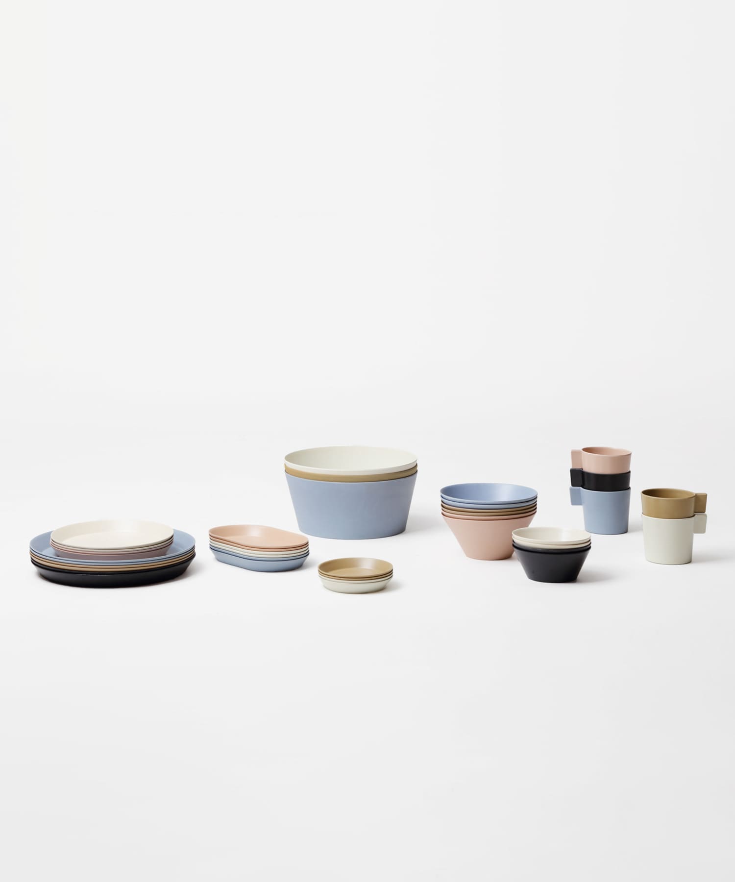 ideaco　usumono salad bowl sand white -