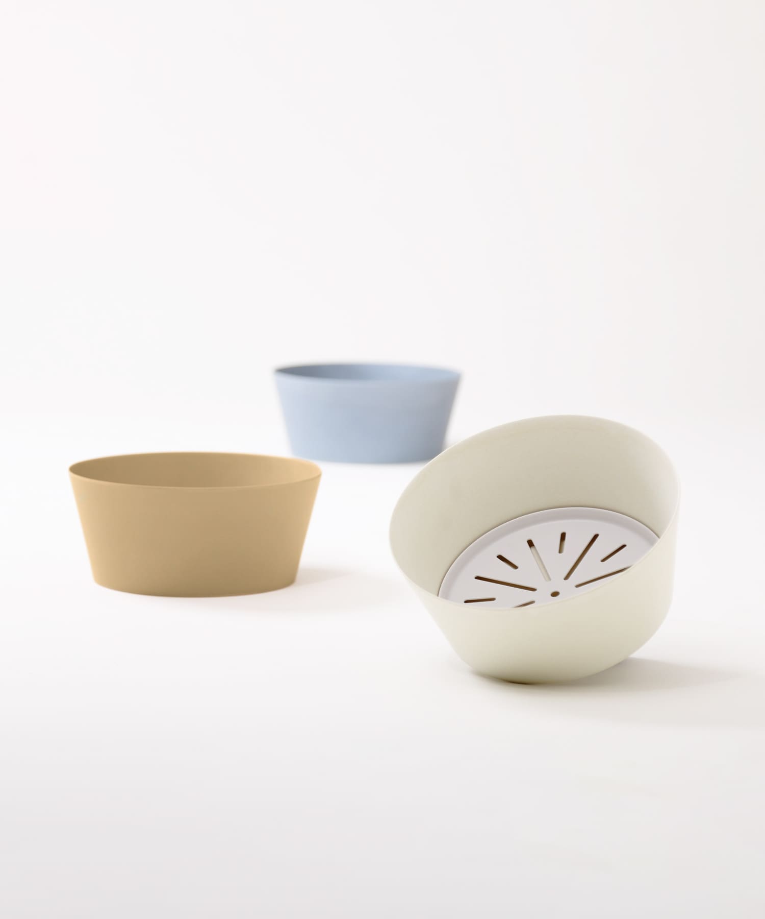 ideaco　usumono salad bowl sand white -